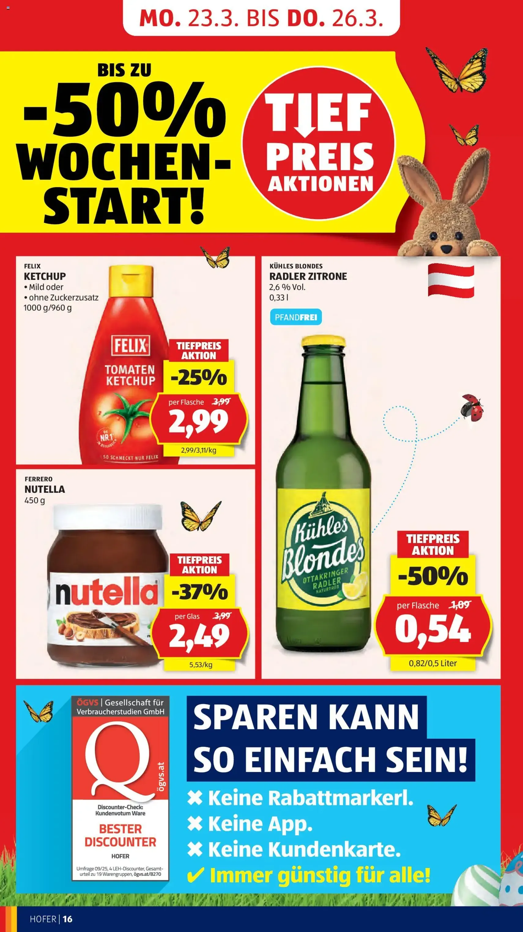 Hofer Flugblatt - Gültiger Prospekt ab 23.03.2026, Seite 22 von insgesamt 49