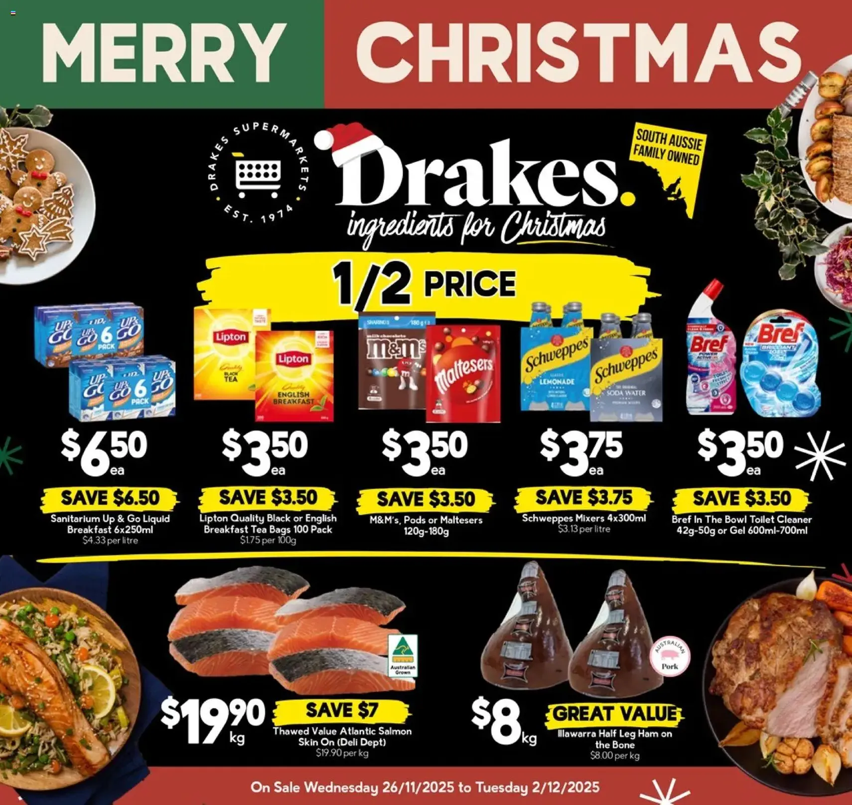 Drakes Catalogue SA - valid flyer from 26/11/2025, page 1 of 25
