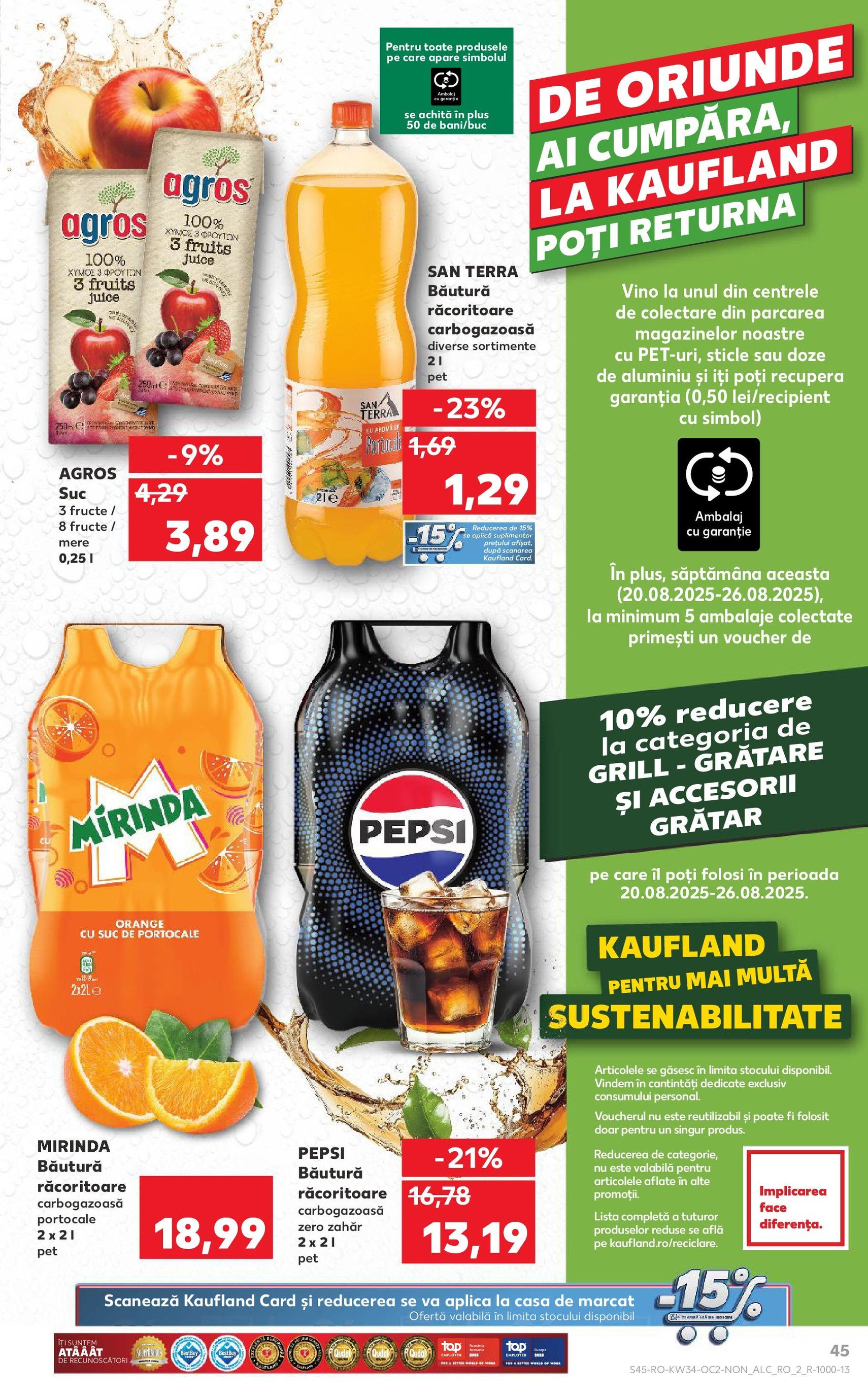 Catalog Kaufland - Bucureşti - cataloage valabile începând cu 20.08.2025 pagina 45 din 66