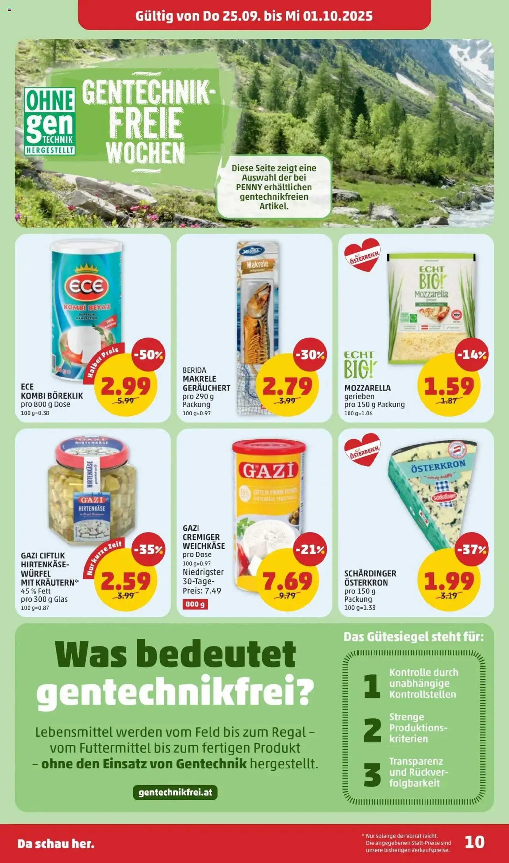 Penny Markt Flugblatt - Gültiger Prospekt ab 25.09.2025, Seite 10 von insgesamt 32