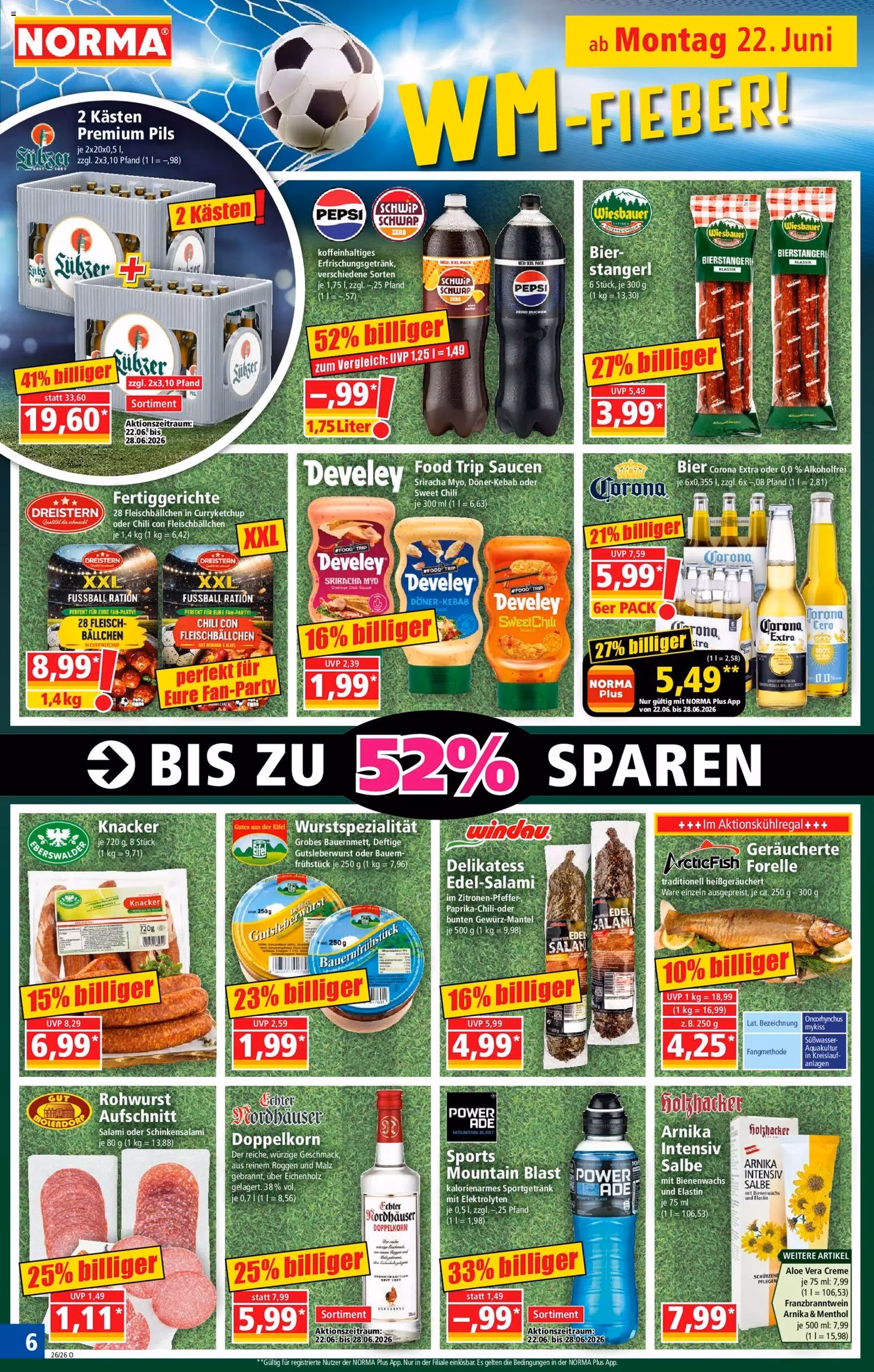 Norma Prospekt - Gültiger Prospekt ab 22.06.2026, Seite 6 von insgesamt 21