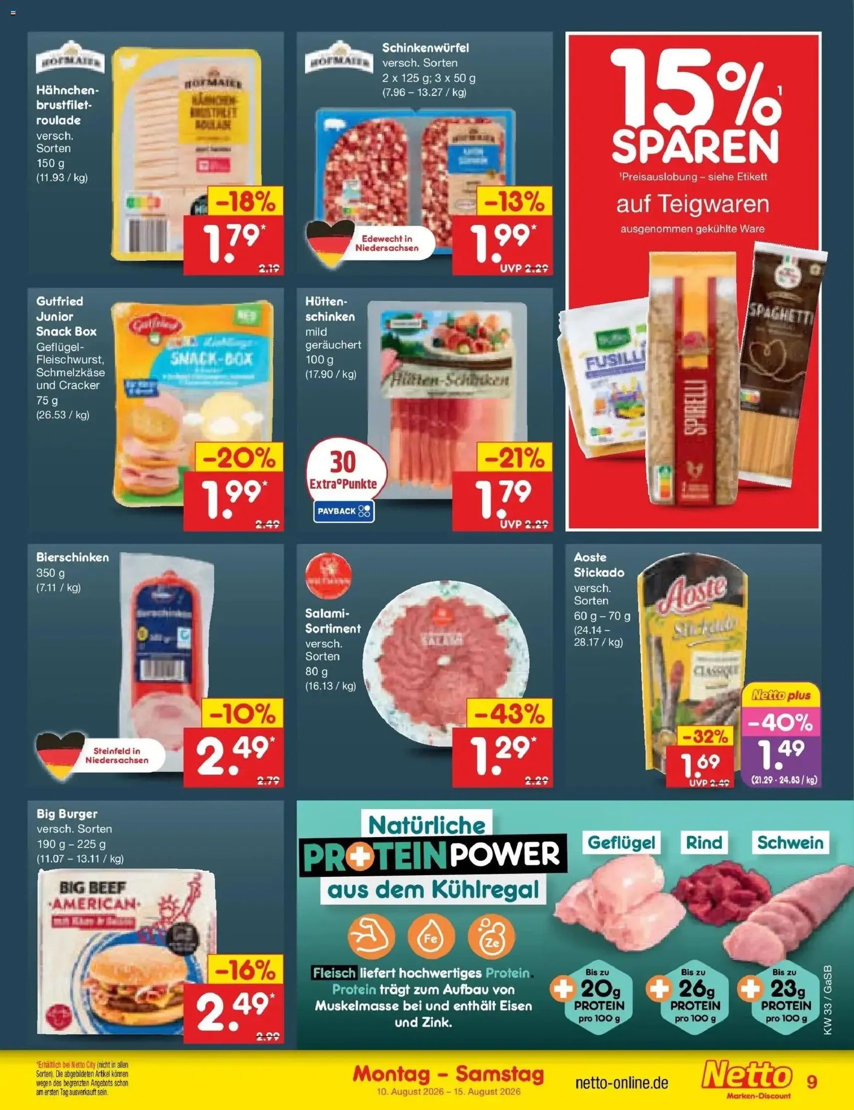 Netto Marken-Discount Prospekt - Gültiger Prospekt ab 10.08.2026, Seite 9 von insgesamt 63