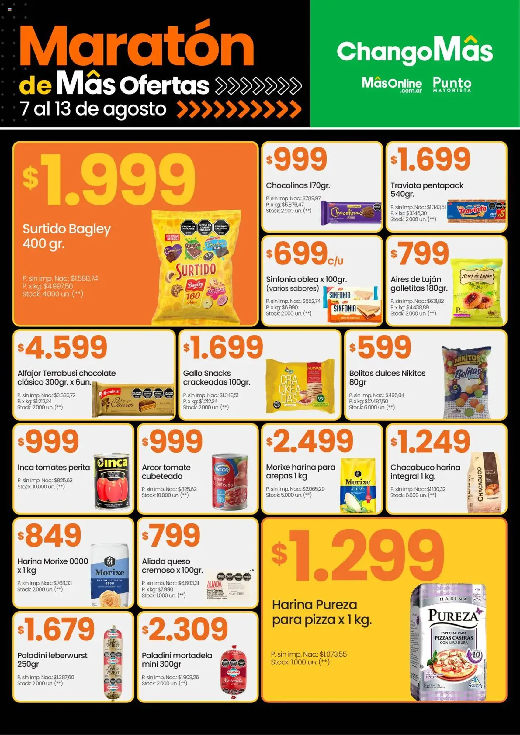Changomas ofertas - folleto válido desde 07/08/2025 página 12 de 16 Changomas ofertas - folleto válido desde 07/08/2025 página 12 de 16