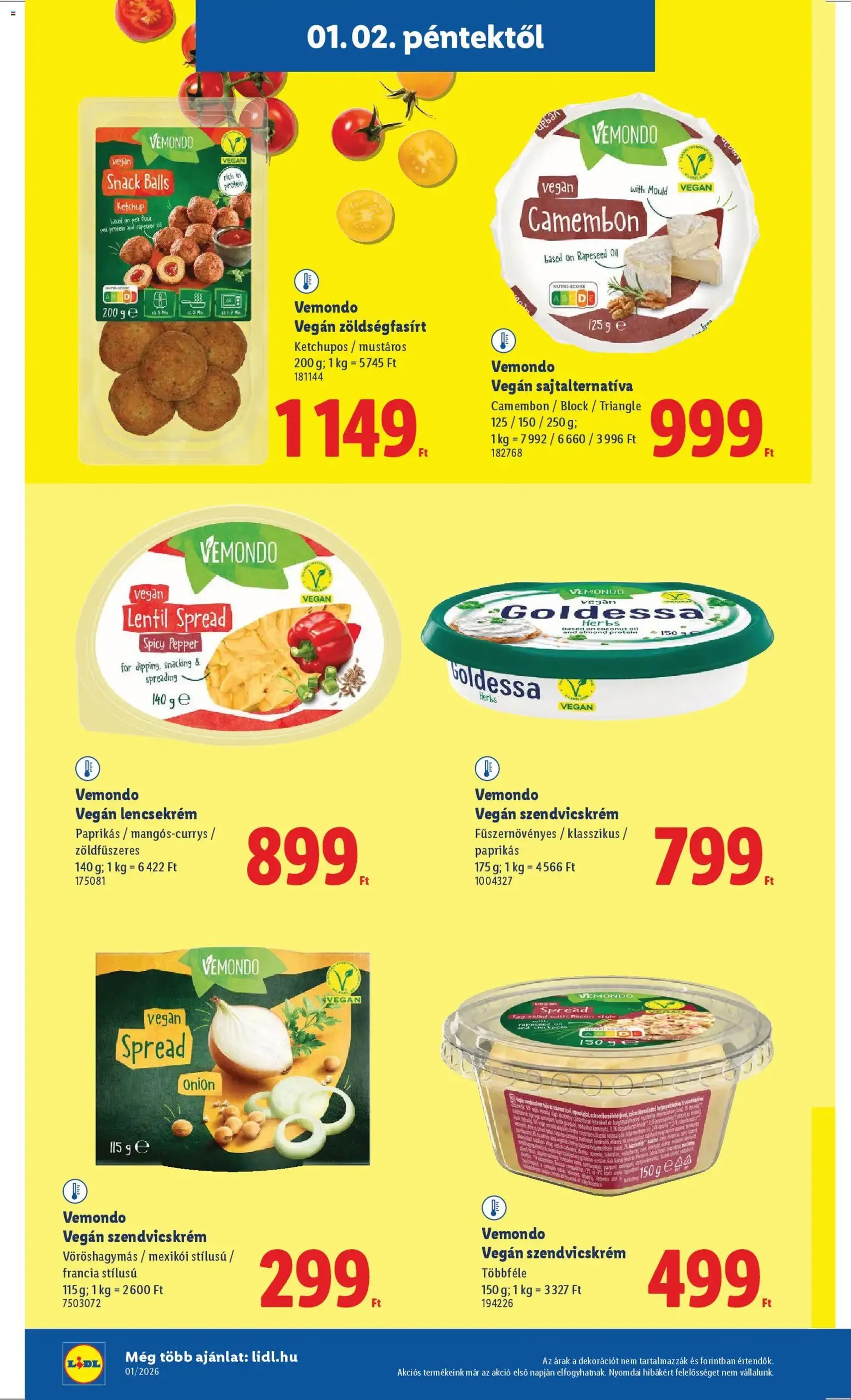 Lidl Akciós újság - 2026.01.02. érvényes szórólap 12 oldal 62 oldalból