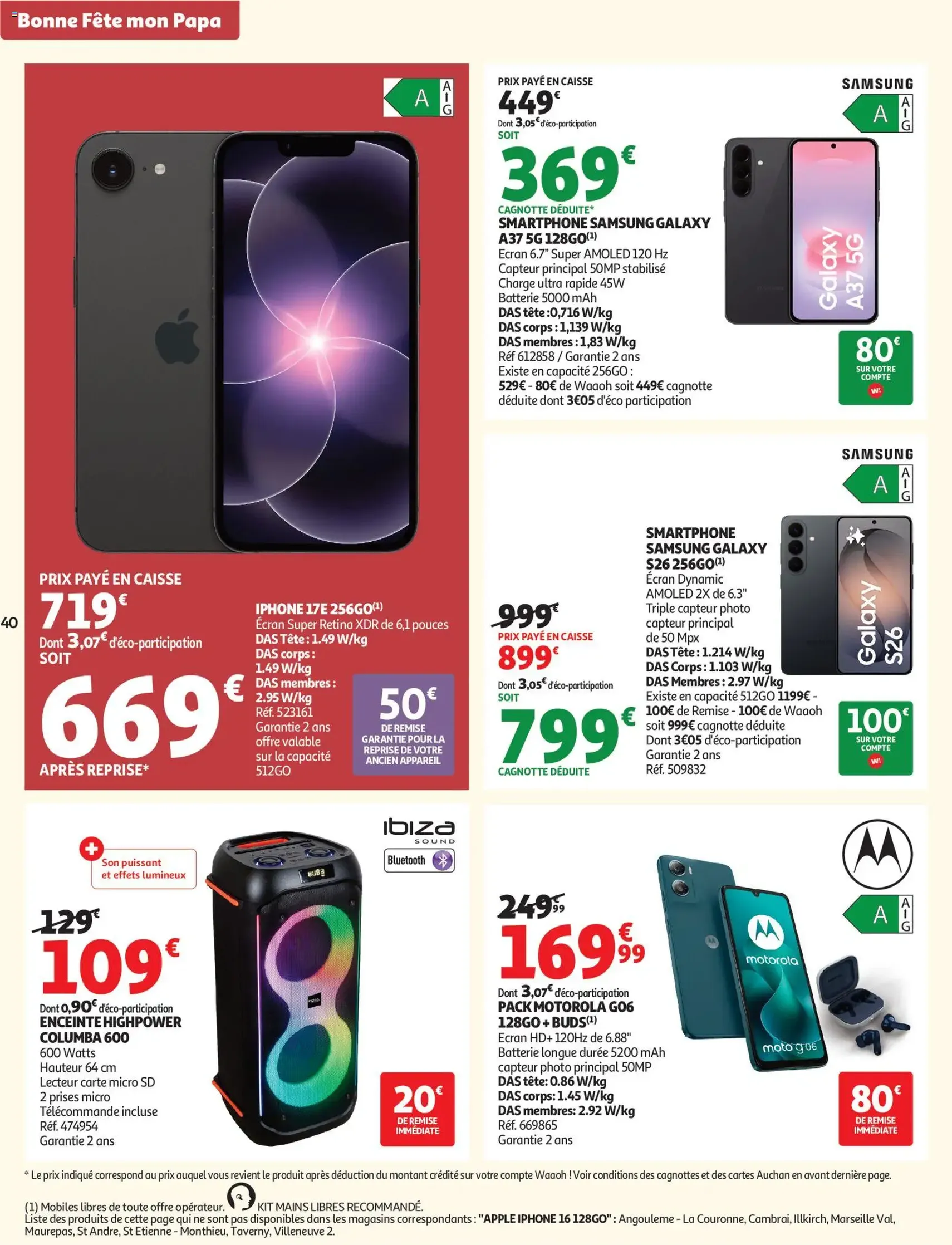 Auchan folder / publicité - geldige folder vanaf 09/06/2026 pagina 44 van 52