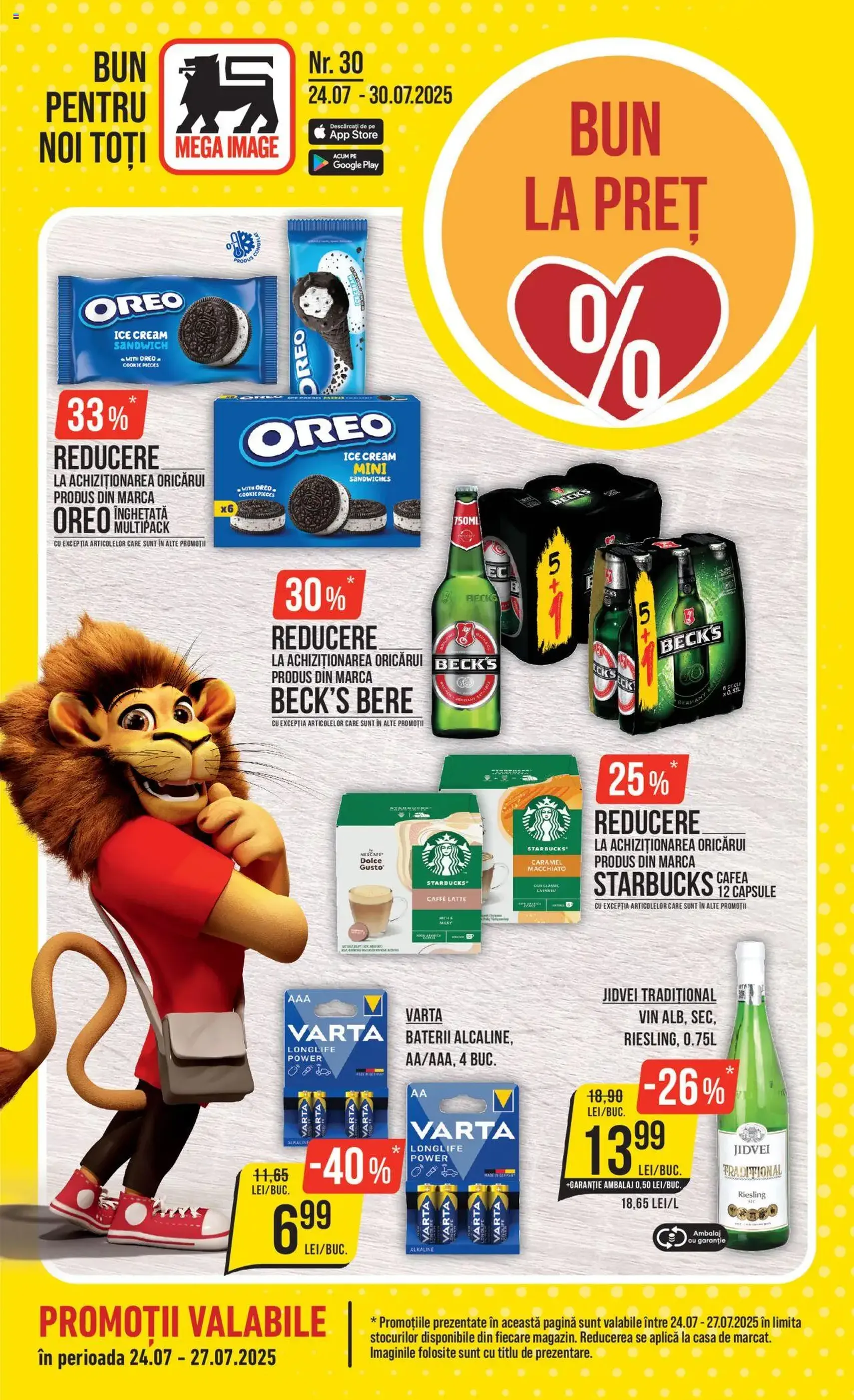 Catalog Mega Image - cataloage valabile începând cu 24.07.2025 pagina 1 din 24 Catalog Mega Image - cataloage valabile începând cu 24.07.2025 pagina 1 din 24