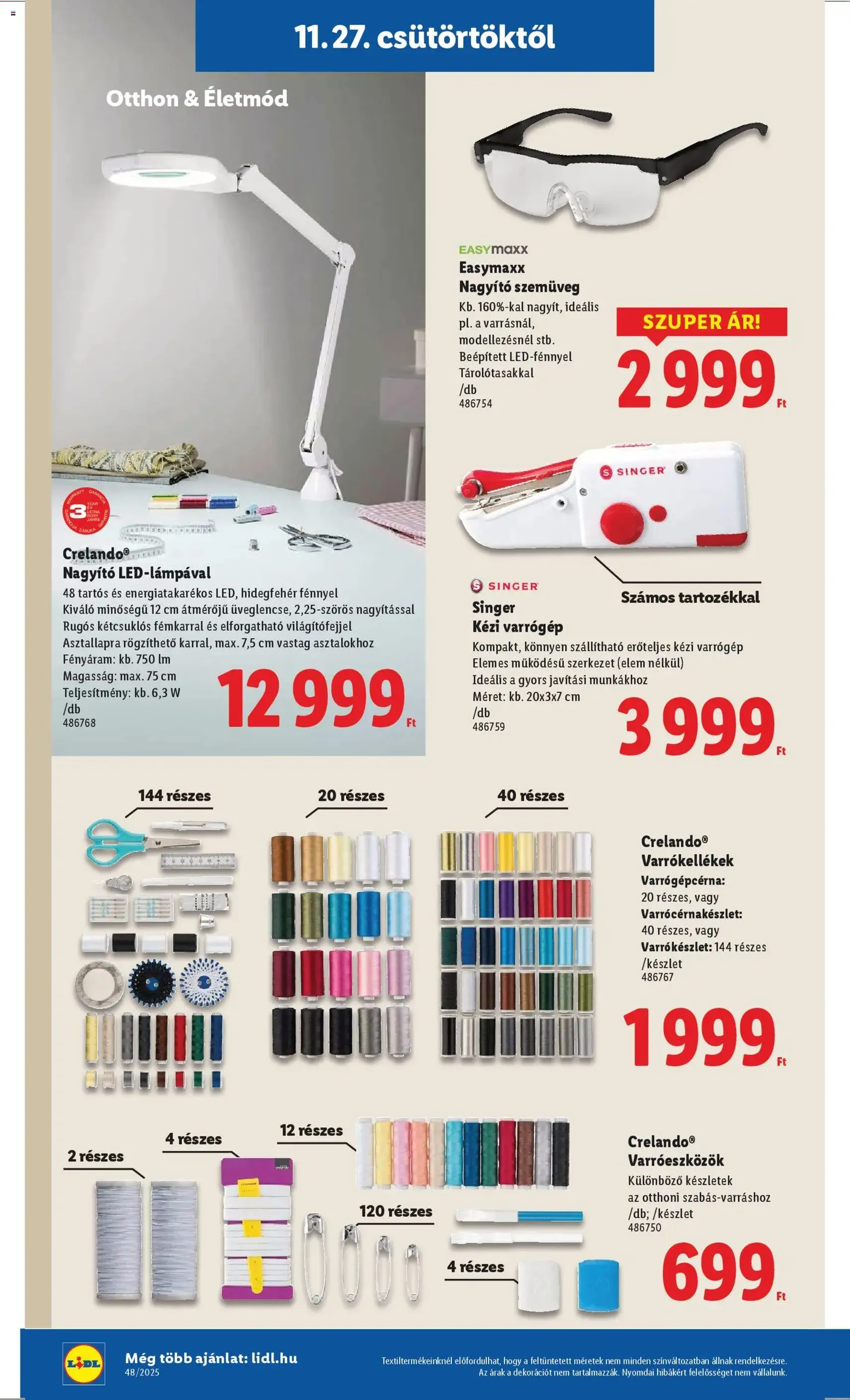 Lidl Akciós újság - 2025.11.27. érvényes szórólap 38 oldal 68 oldalból