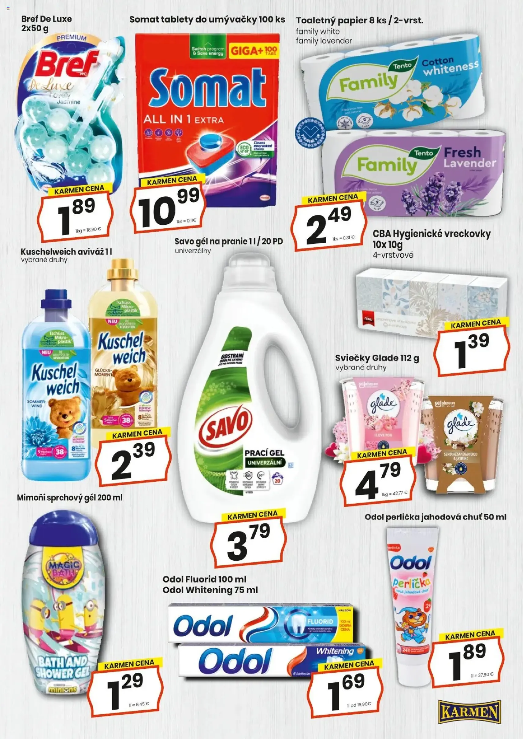 KARMEN CBA leták - platný leták od 17.09.2026 strana 15 z 16