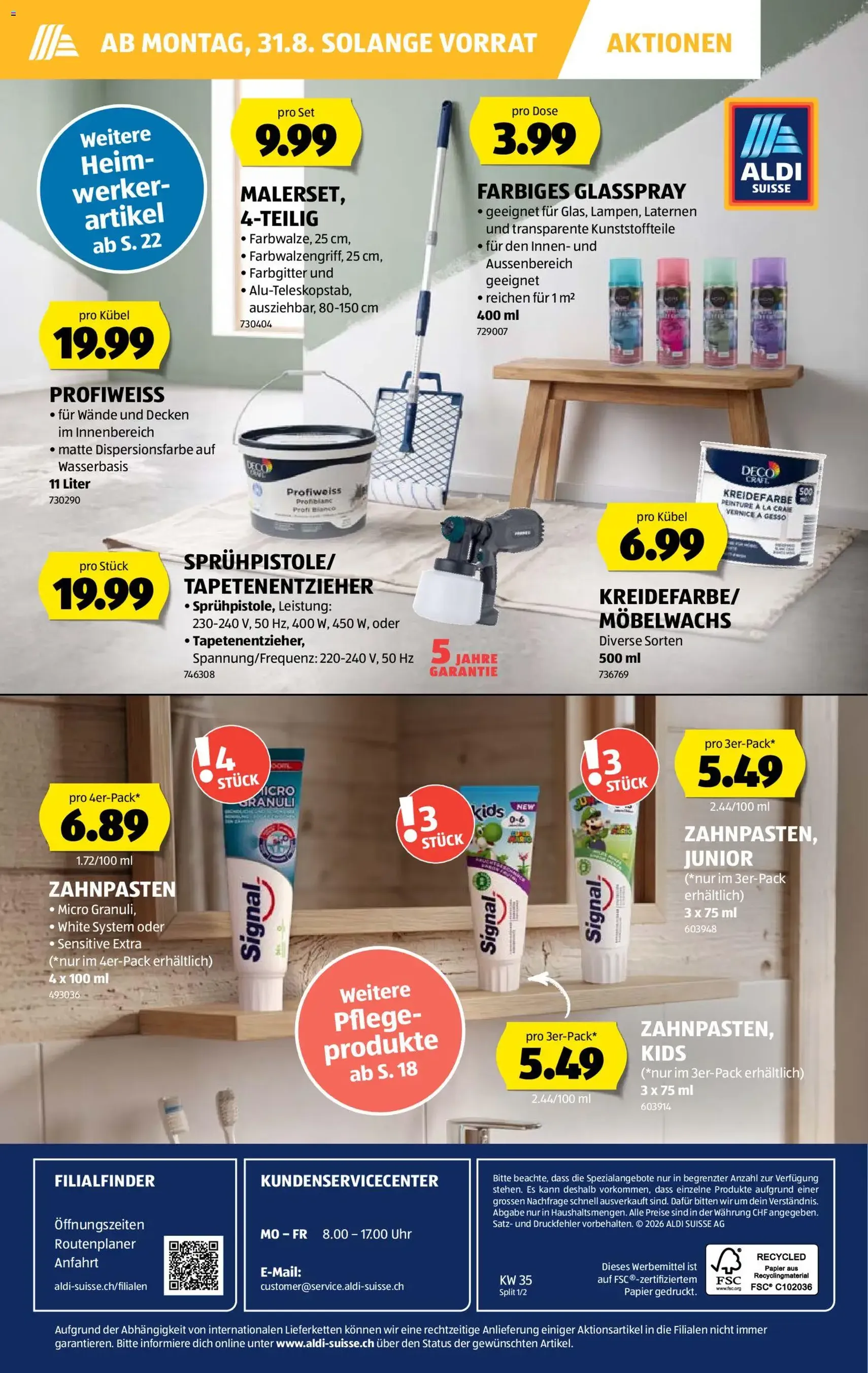 Aldi aktionen - Gültiger Prospekt ab 27.08.2026, Seite 32 von insgesamt 35