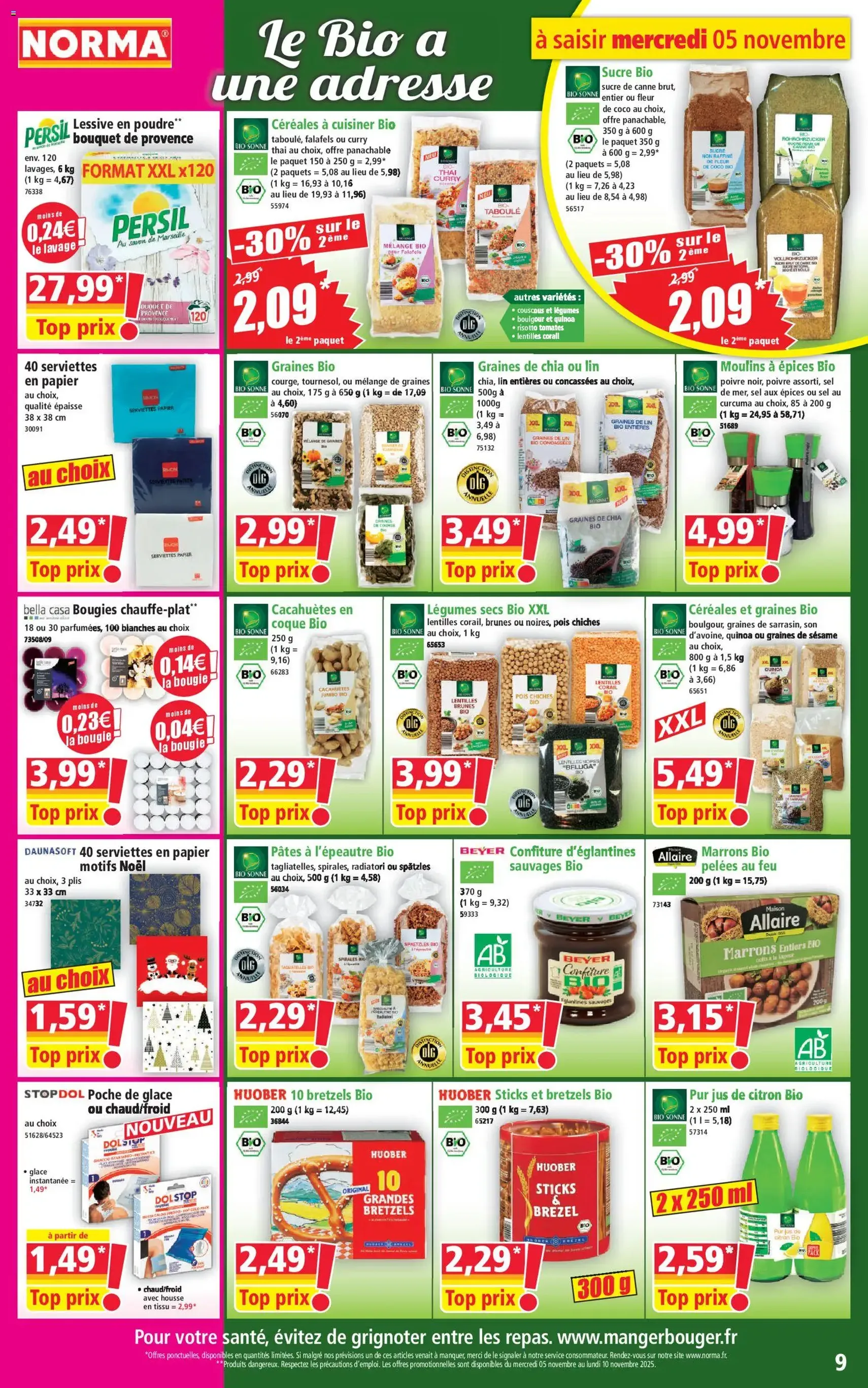 Norma catalogue - brochure valable à partir du 05/11/2025, page 9 sur 12