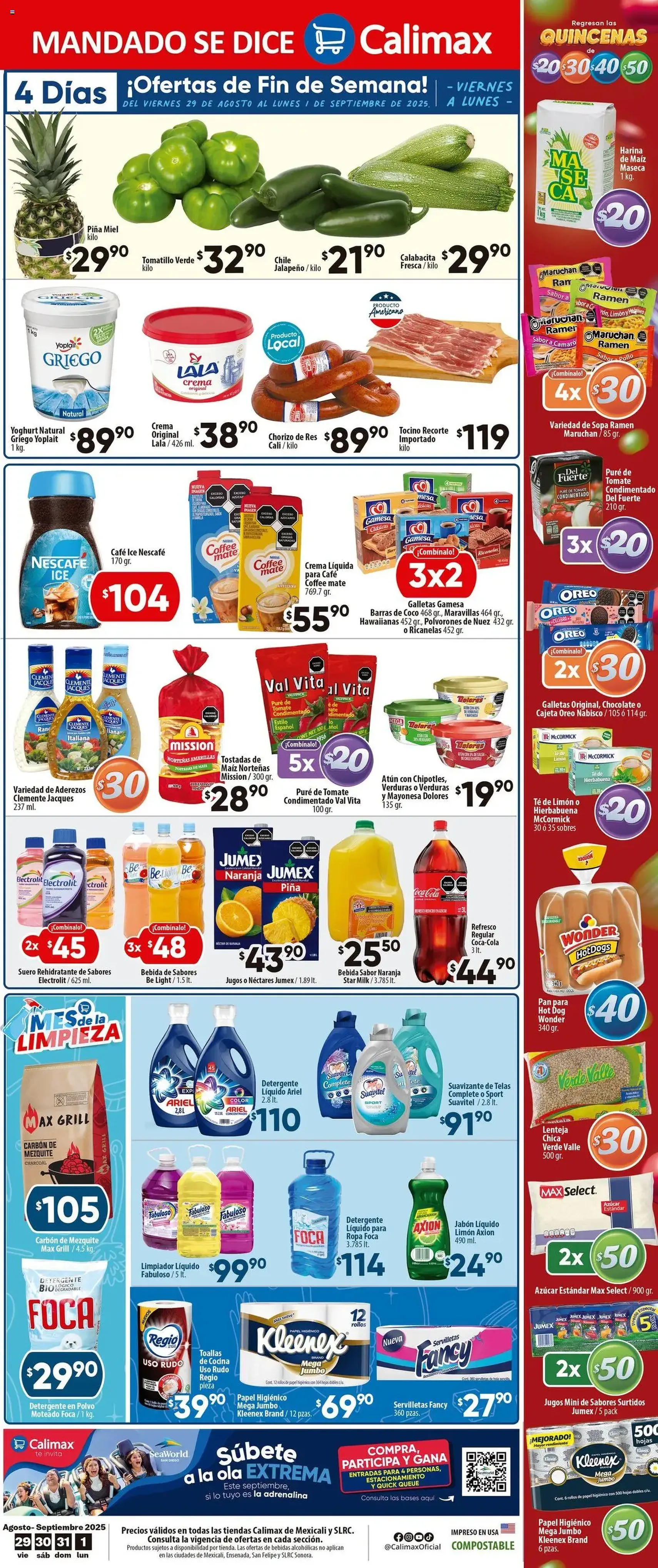Calimax - Folleto Mexicali - folleto válido desde 29/08/2025 página 6 de 6 Calimax - Folleto Mexicali - folleto válido desde 29/08/2025 página 6 de 6