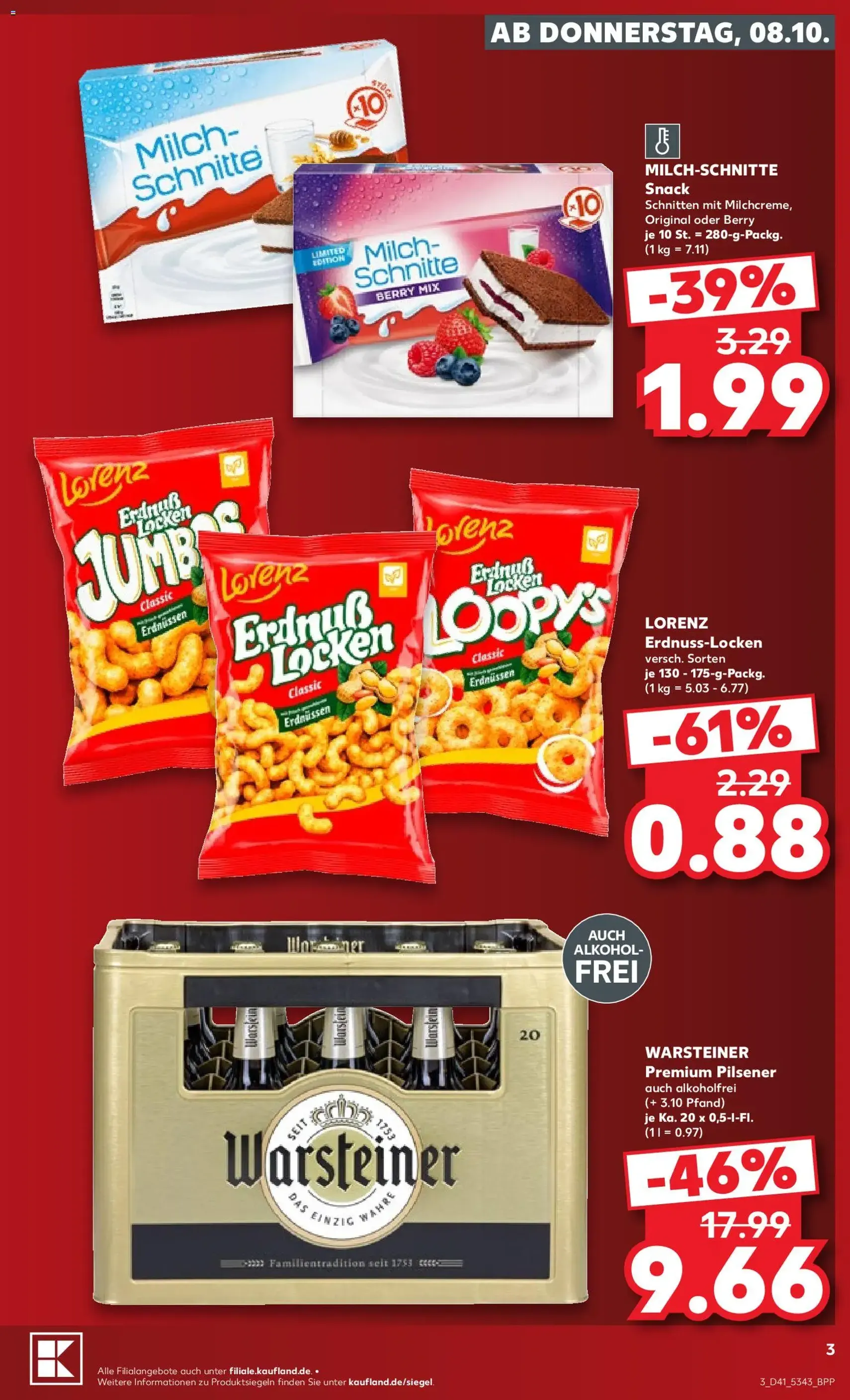 Kaufland Prospekt - Gültiger Prospekt ab 08.10.2026, Seite 3 von insgesamt 70