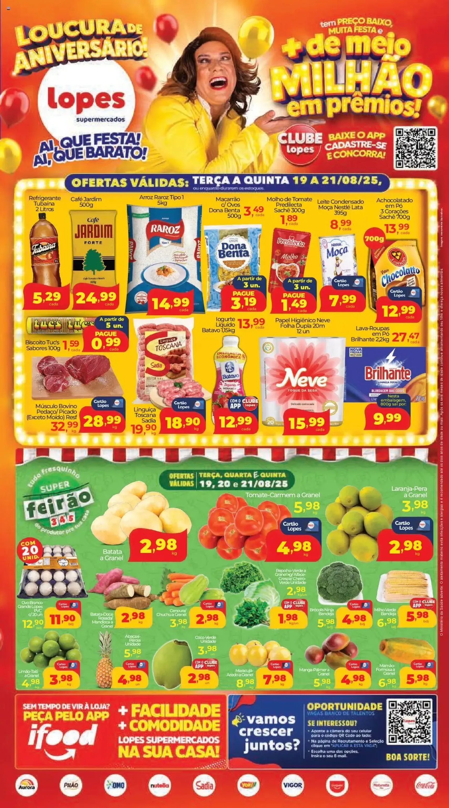 Lopes Supermercados - Ofertas da semana - folheto válido a partir de 19/08/2025 página 1 de 4
