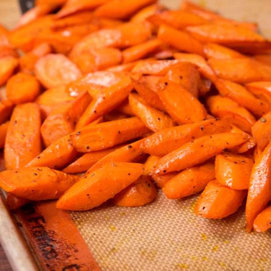 Anteprima ricetta Carote croccanti al forno