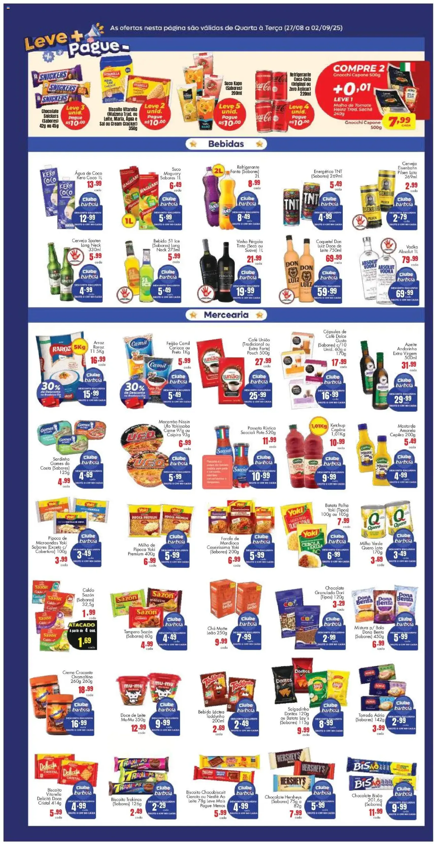 Barbosa Supermercados - Ofertas da semana - folheto válido a partir de 27/08/2025 página 3 de 4