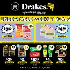 Drakes catalogue - Flyer preview valid from 29/07/2026