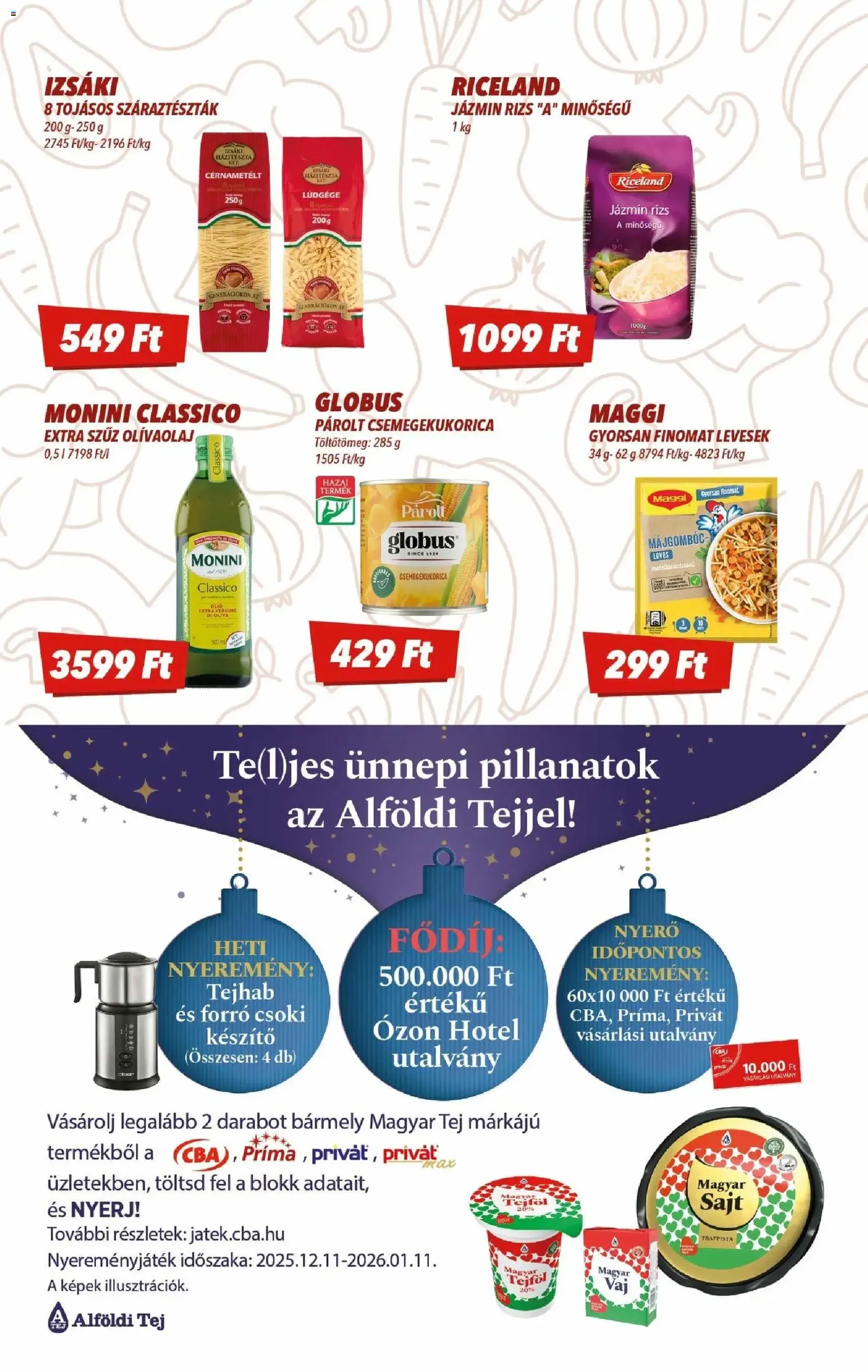 CBA Akciós újság - 2025.12.11. érvényes szórólap 5 oldal 12 oldalból