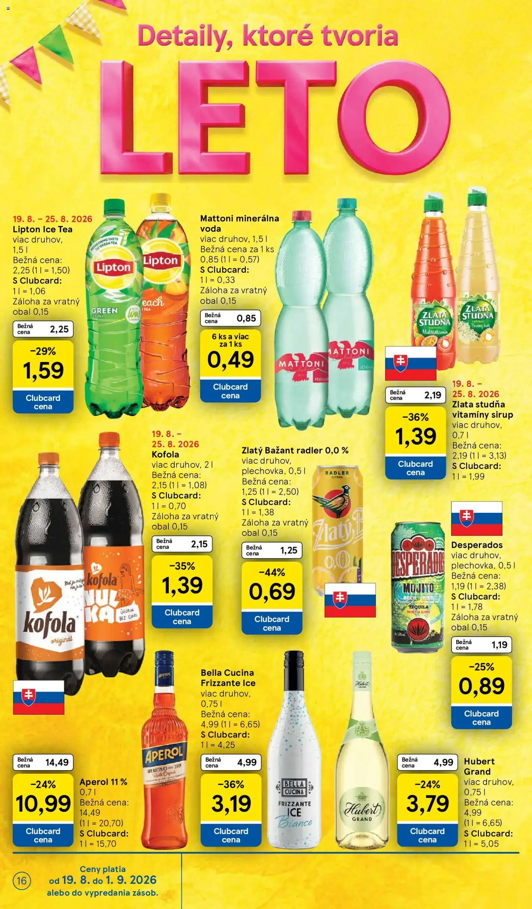 Tesco Hypermarket - leták - platný leták od 19.08.2026 strana 16 z 50