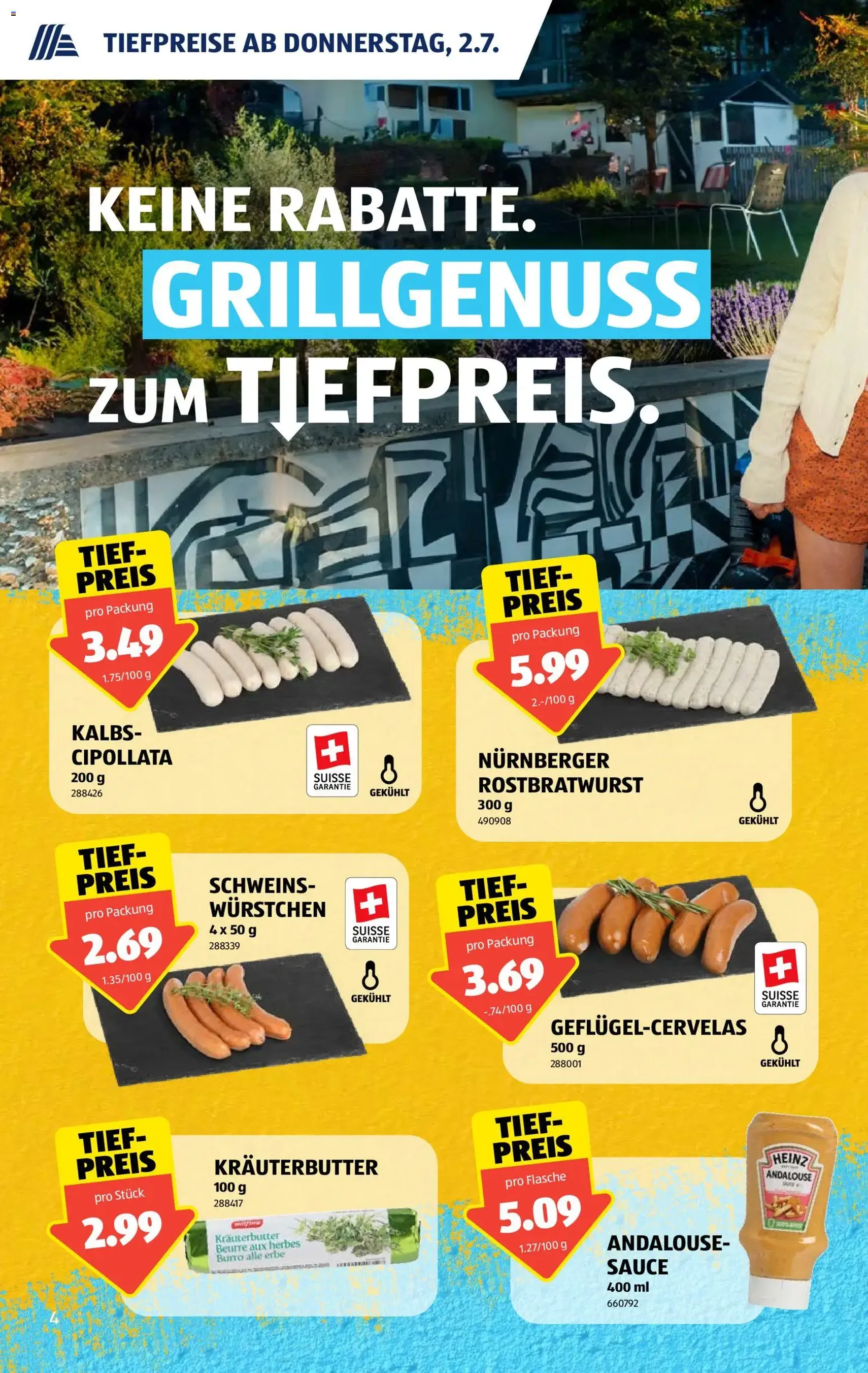 Aldi aktionen - Gültiger Prospekt ab 02.07.2026, Seite 4 von insgesamt 40