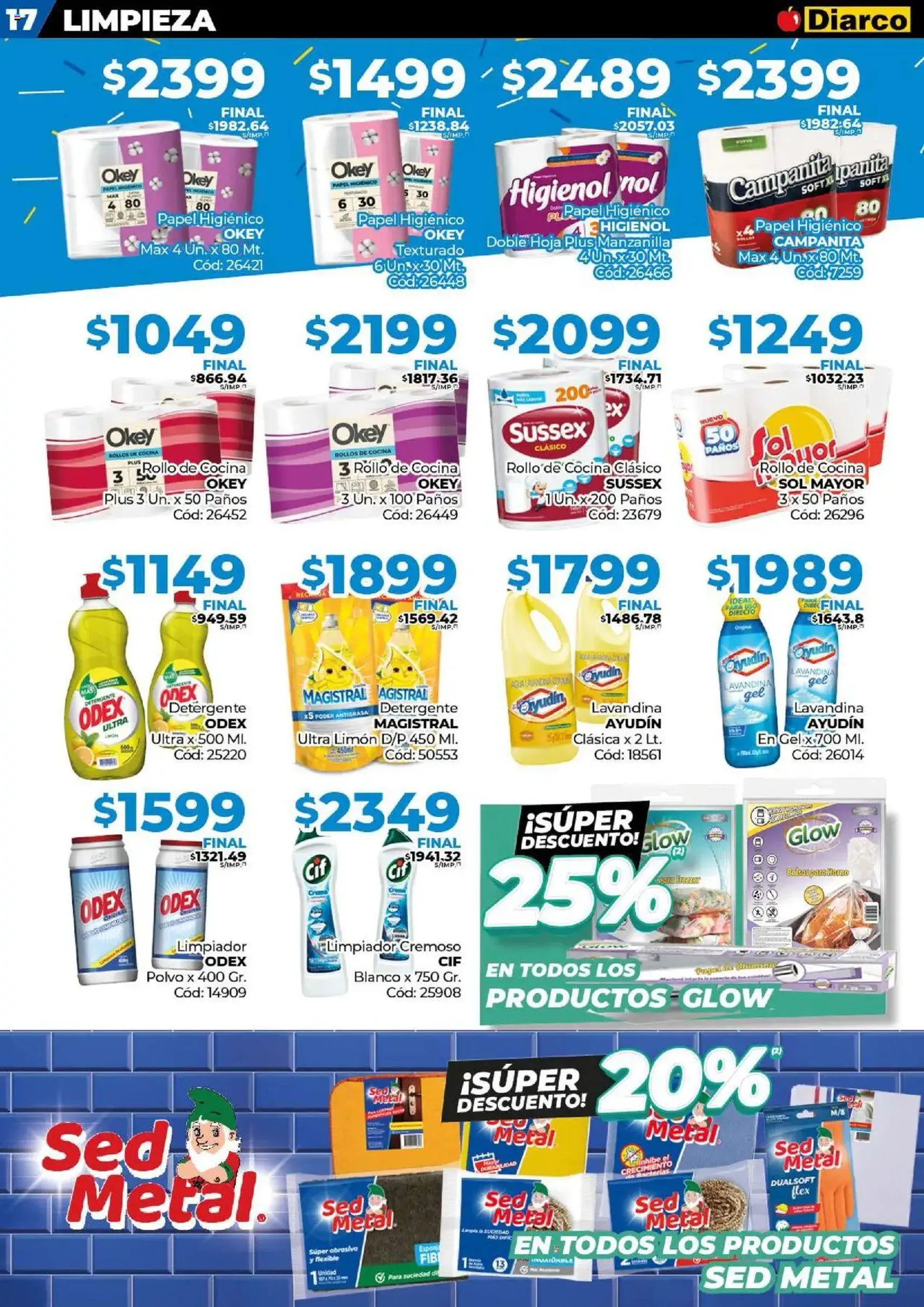 Diarco ofertas - folleto válido desde 28/07/2025 página 17 de 22 Diarco ofertas - folleto válido desde 28/07/2025 página 17 de 22