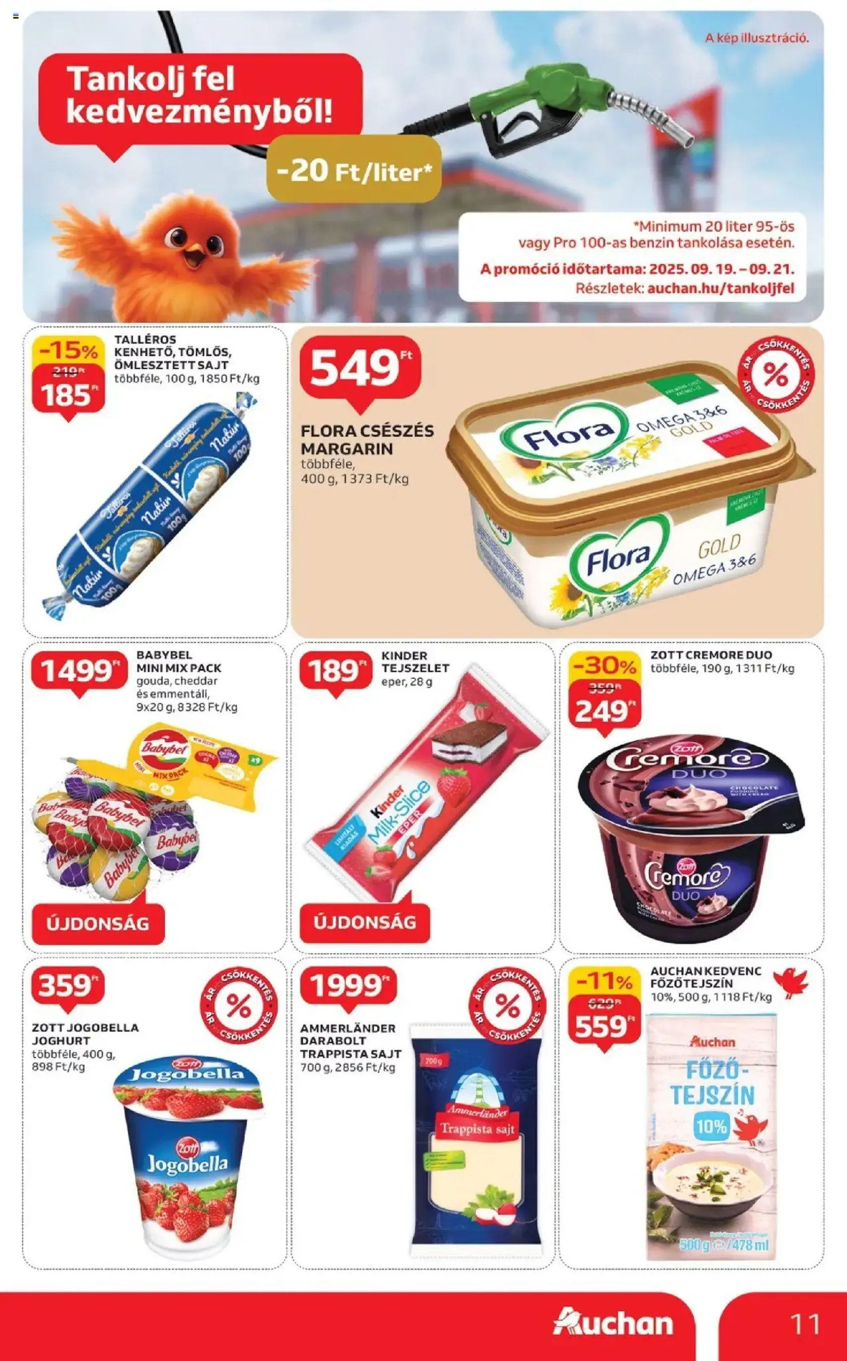 Auchan Akciós újság - 2025.09.18. érvényes szórólap 11 oldal 26 oldalból Auchan Akciós újság - 2025.09.18. érvényes szórólap 11 oldal 26 oldalból