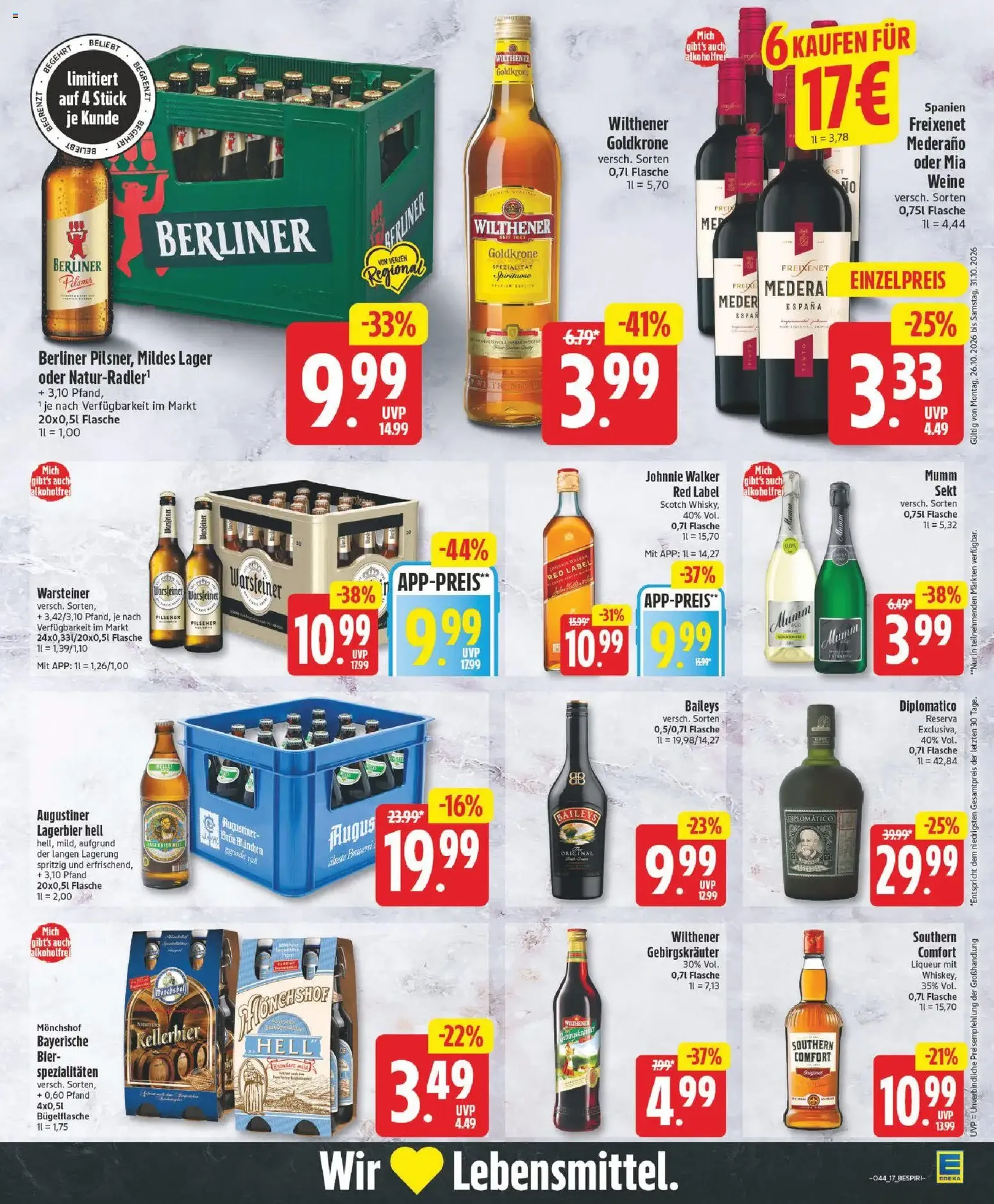 Edeka Prospekt - Gültiger Prospekt ab 26.10.2026, Seite 17 von insgesamt 29