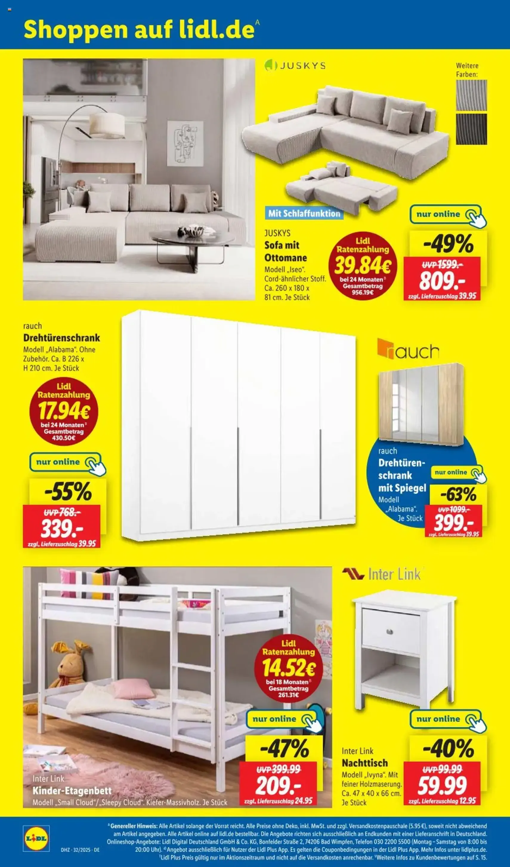 Lidl Prospekt - Gültiger Prospekt ab 04.08.2025, Seite 38 von insgesamt 62