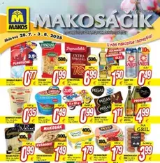 Makos leták - náhľad letáku platný od 28.07.2025