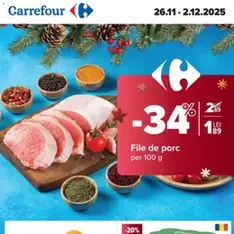 Catalog Carrefour - previzualizare cataloage valabilă începând cu 26.11.2025