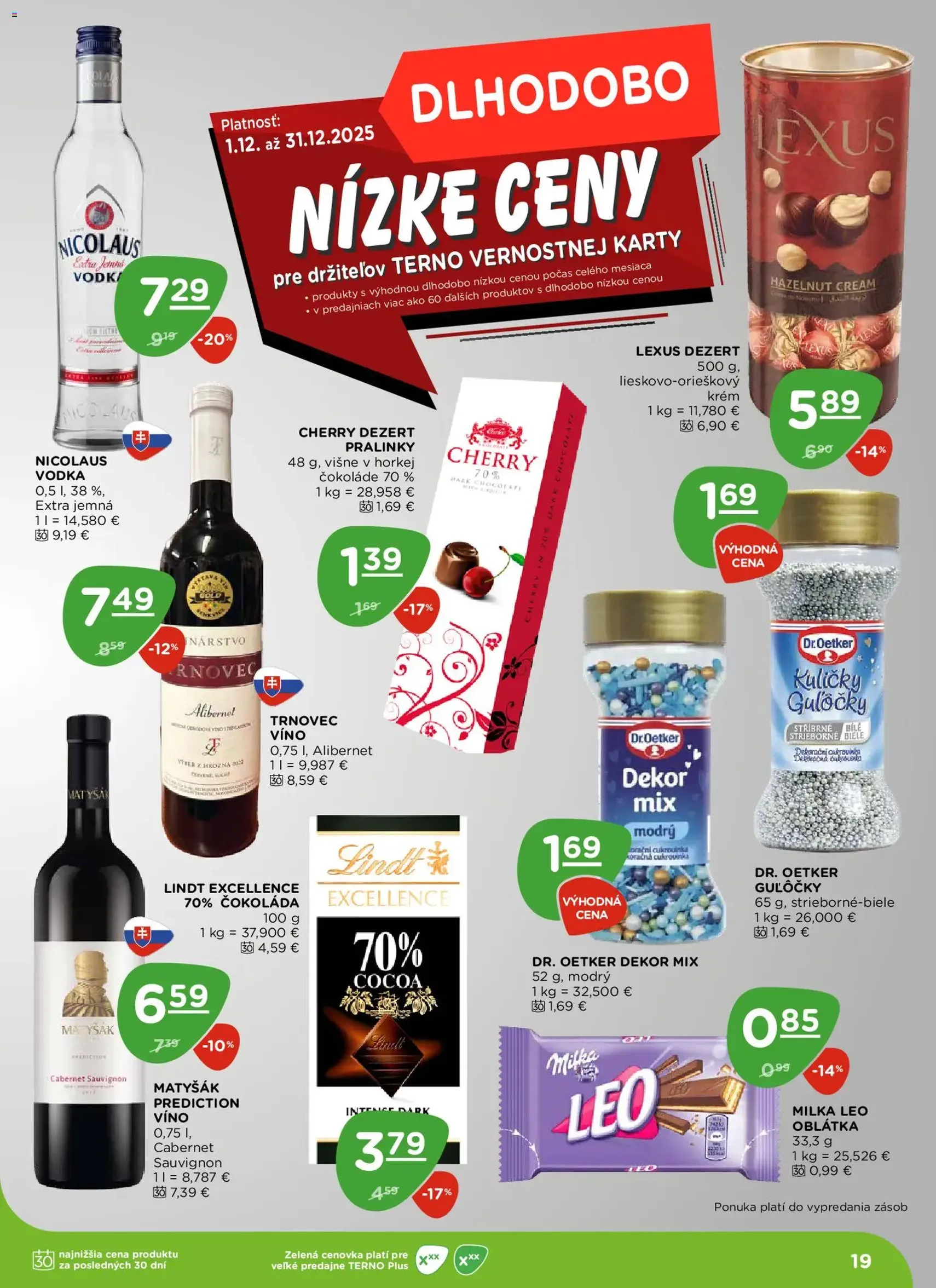 Terno leták - platný leták od 27.11.2025 strana 19 z 20