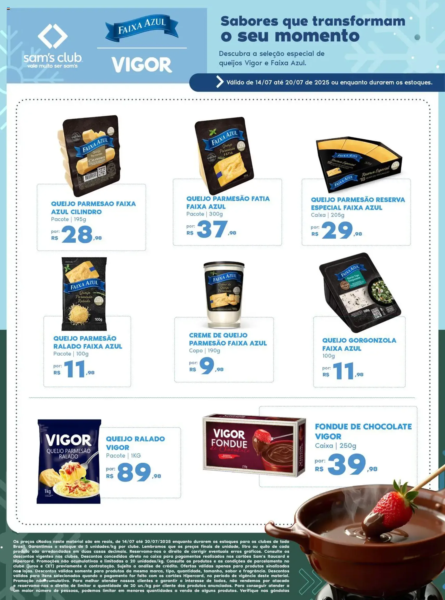Sam's Club - Ofertas Vigor - folheto válido a partir de 14/07/2025 página 1 de 1