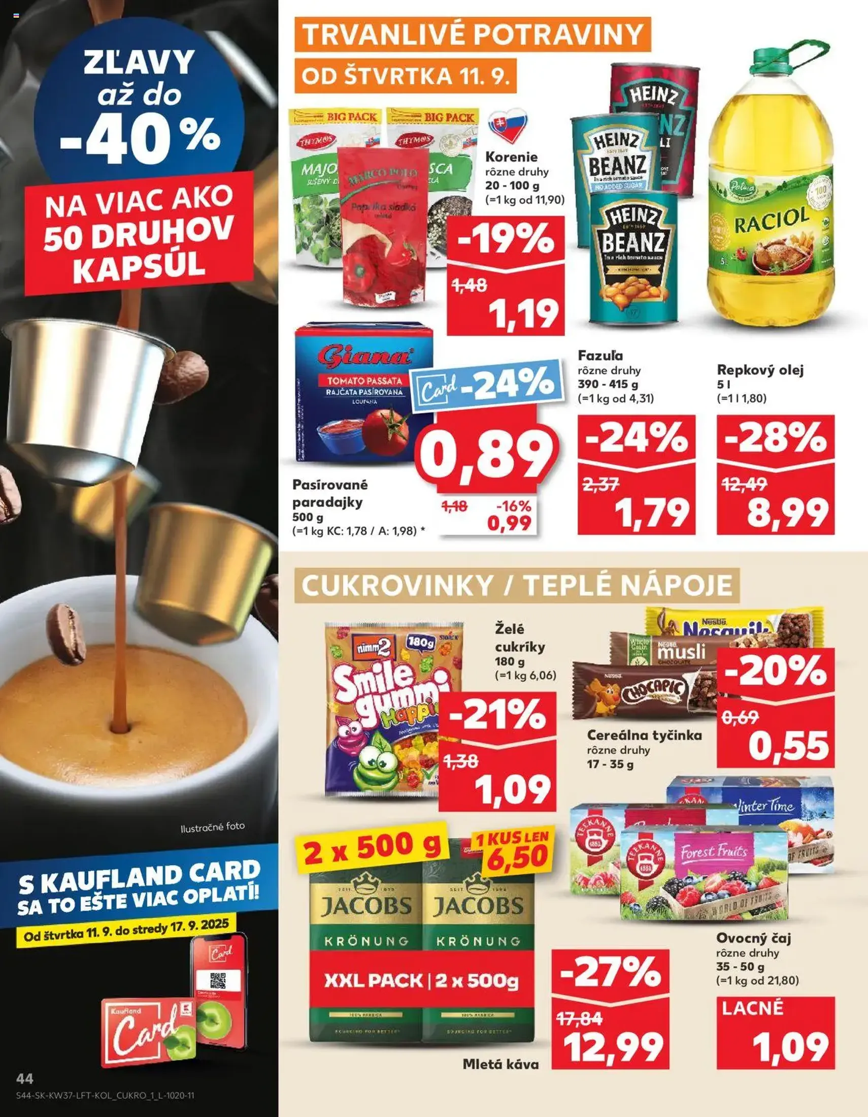 Kaufland Bratislava-Avion - platný leták od 11.09.2025 strana 44 z 78