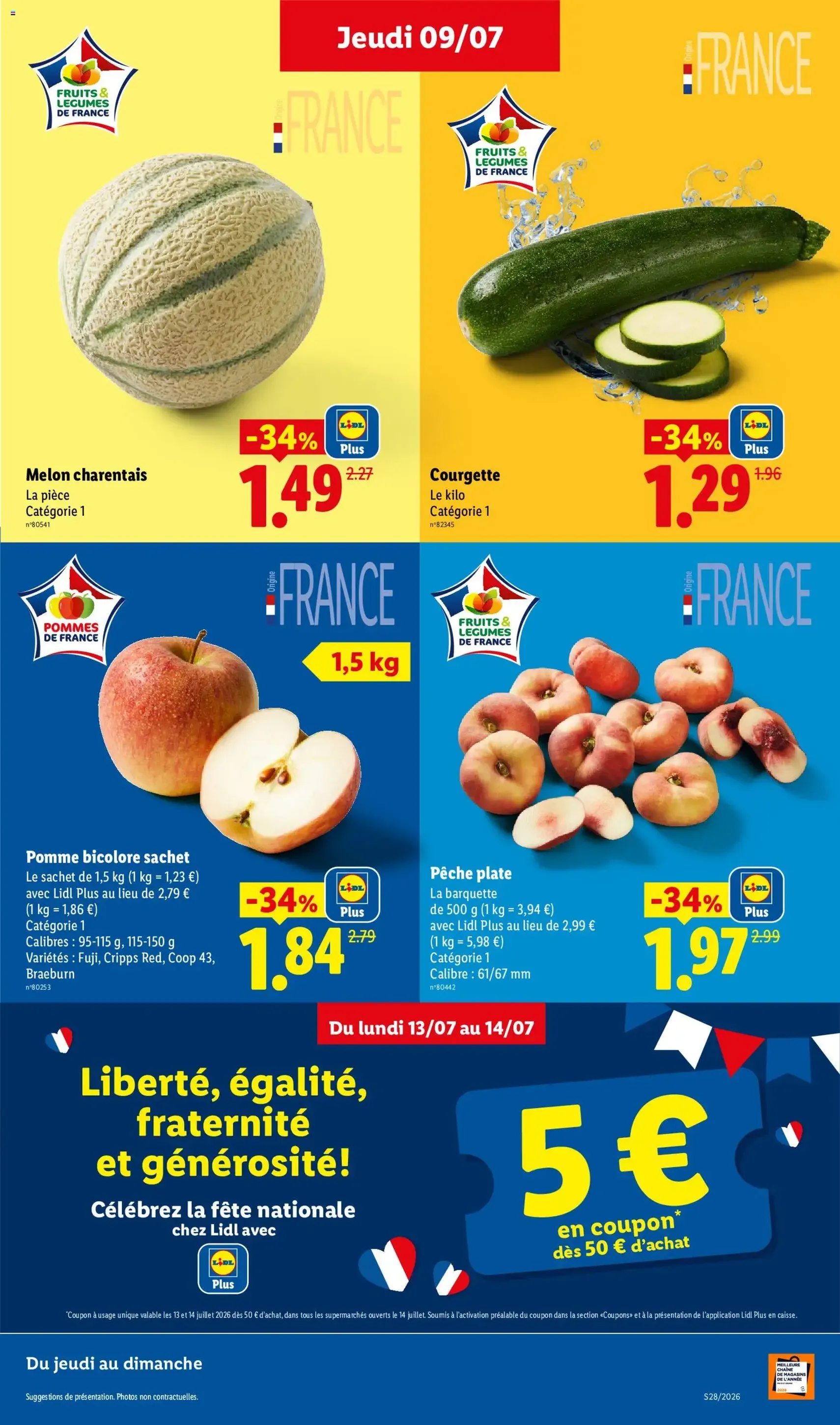 LIDL catalogue - brochure valable à partir du 09/07/2026, page 3 sur 68