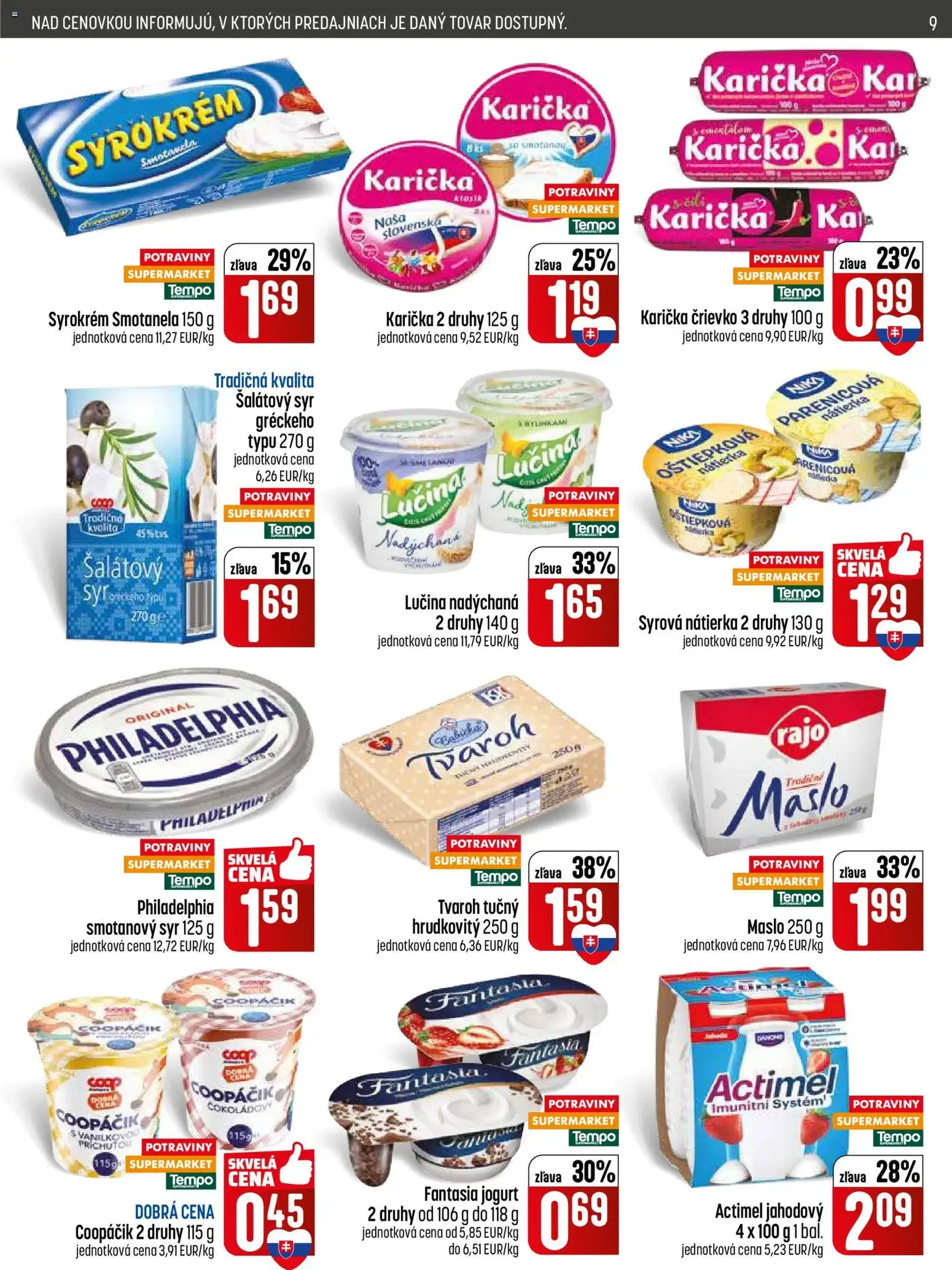 COOP Jednota leták - platný leták od 04.06.2026 strana 9 z 32