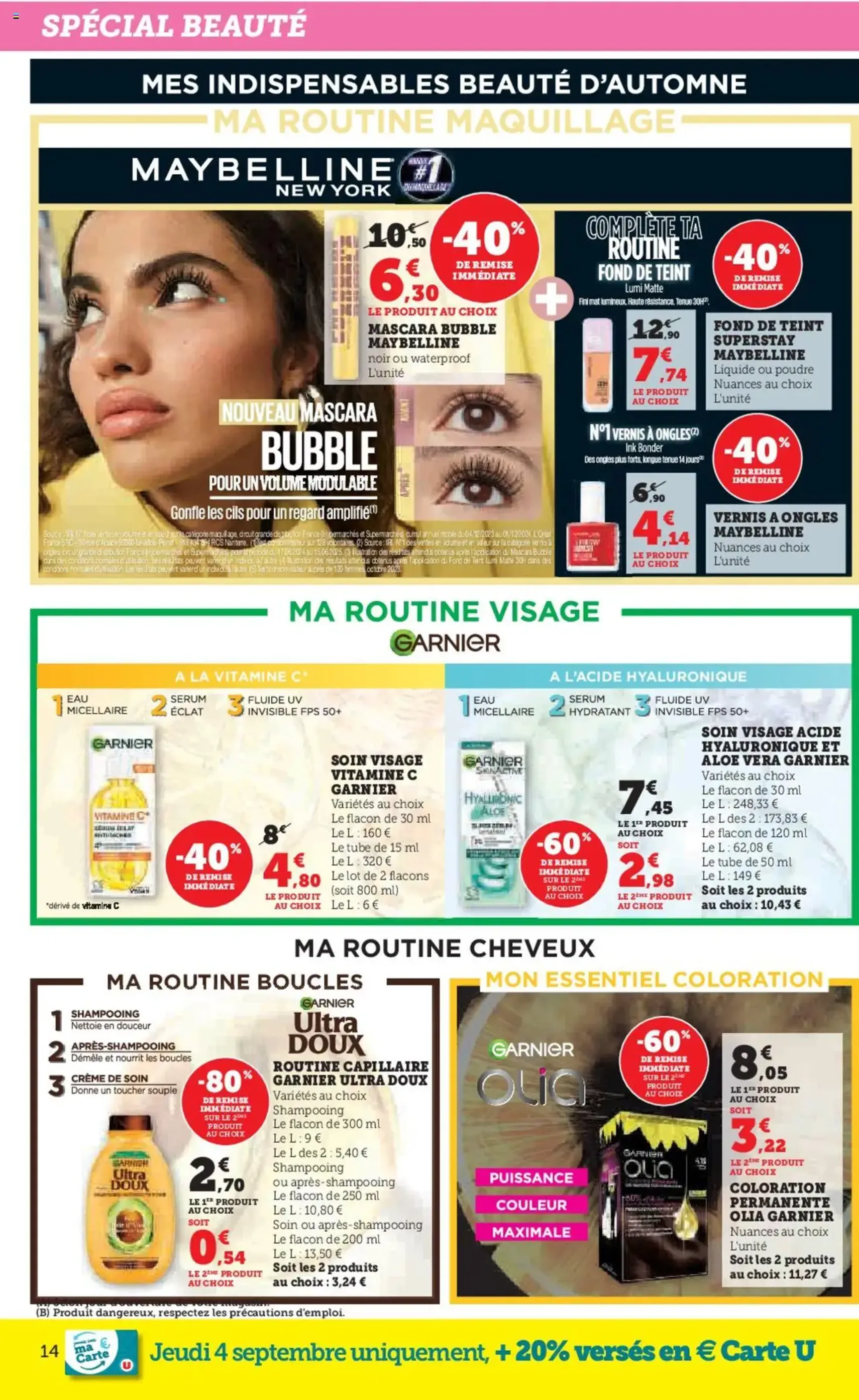 Super U catalogue - brochure valable à partir du 02/09/2025, page 14 sur 52 Super U catalogue - brochure valable à partir du 02/09/2025, page 14 sur 52