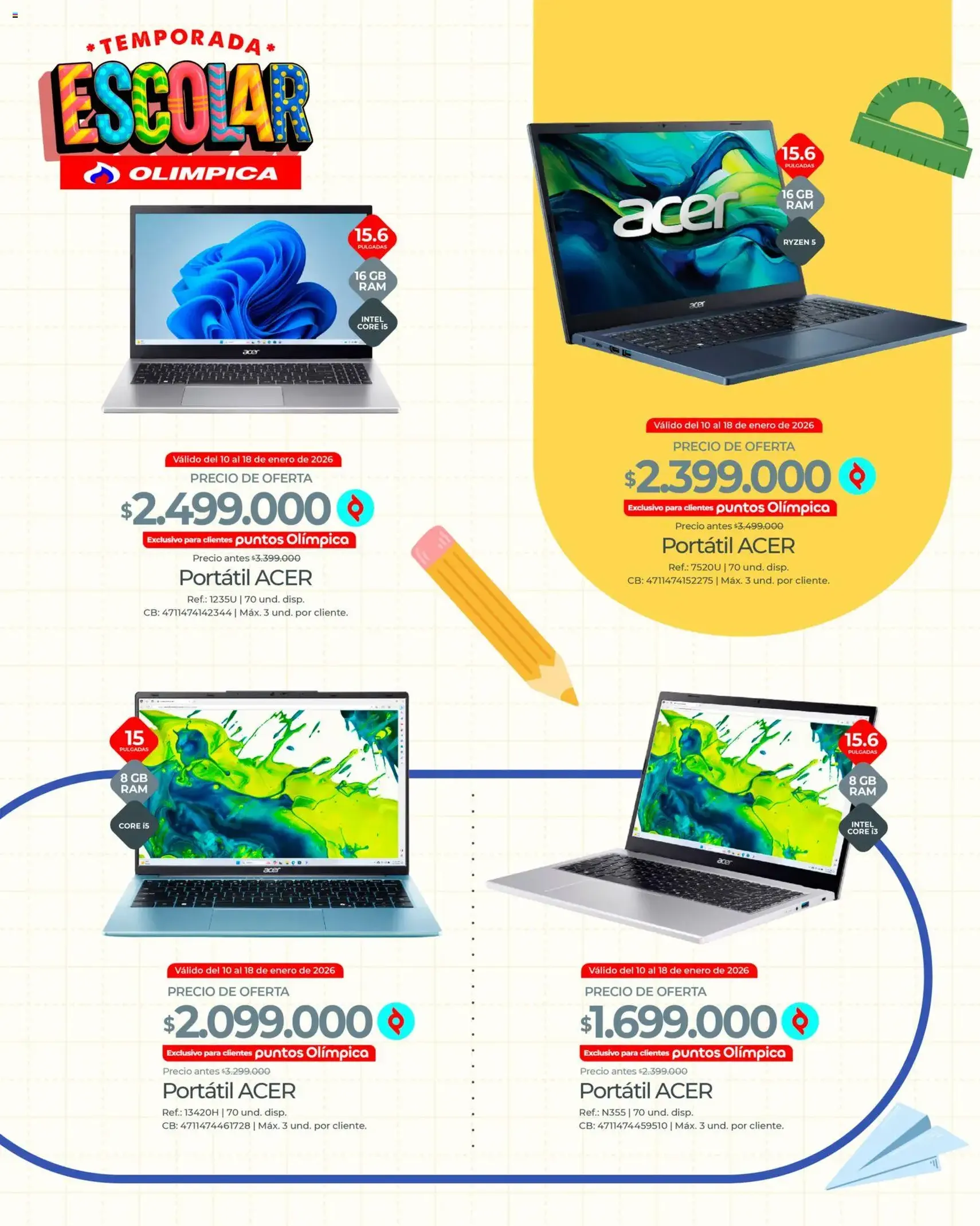 Olímpica - Temporada escolar - folleto válido desde 10/01/2026 página 16 de 37