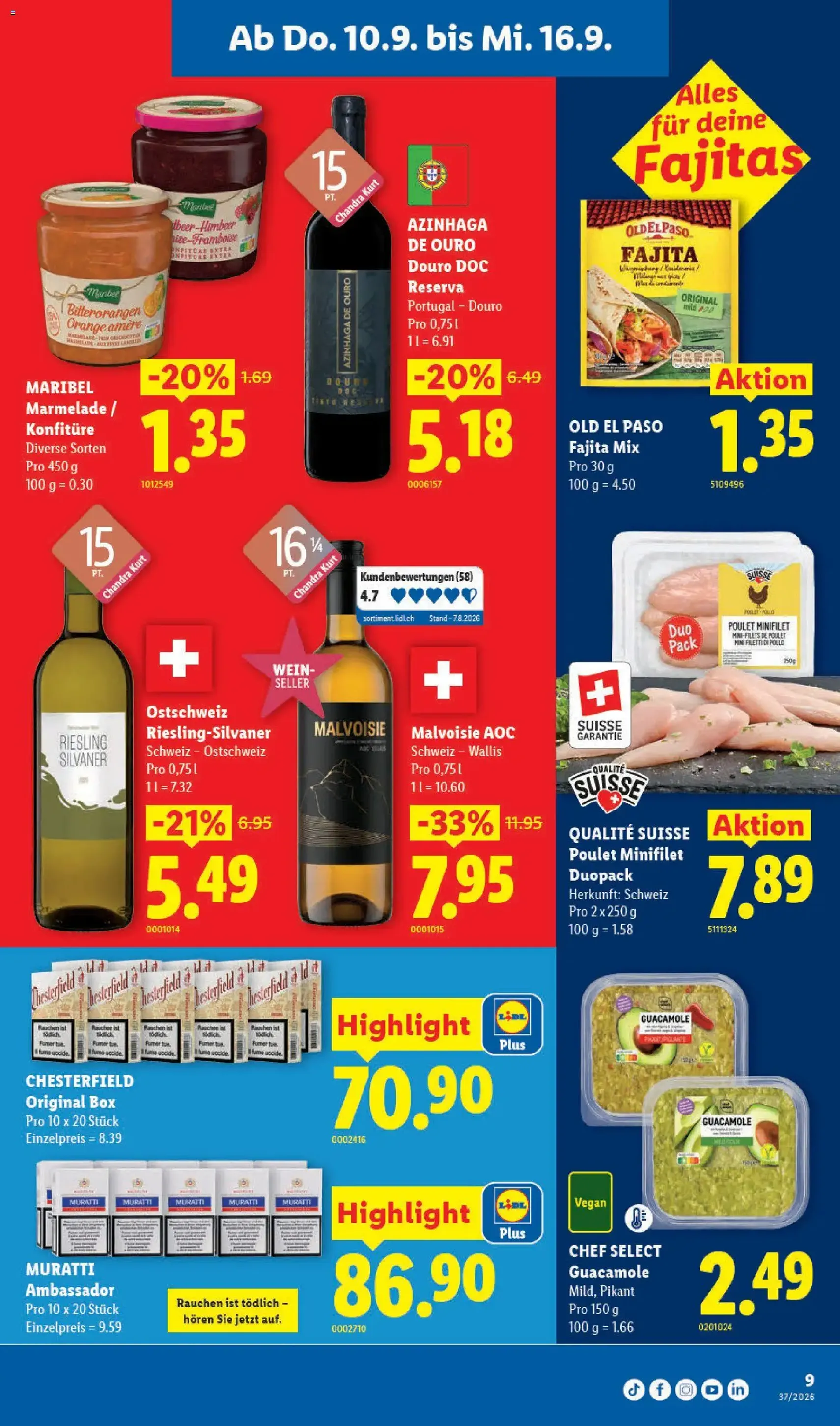 Lidl aktionen - Gültiger Prospekt ab 10.09.2026, Seite 9 von insgesamt 33