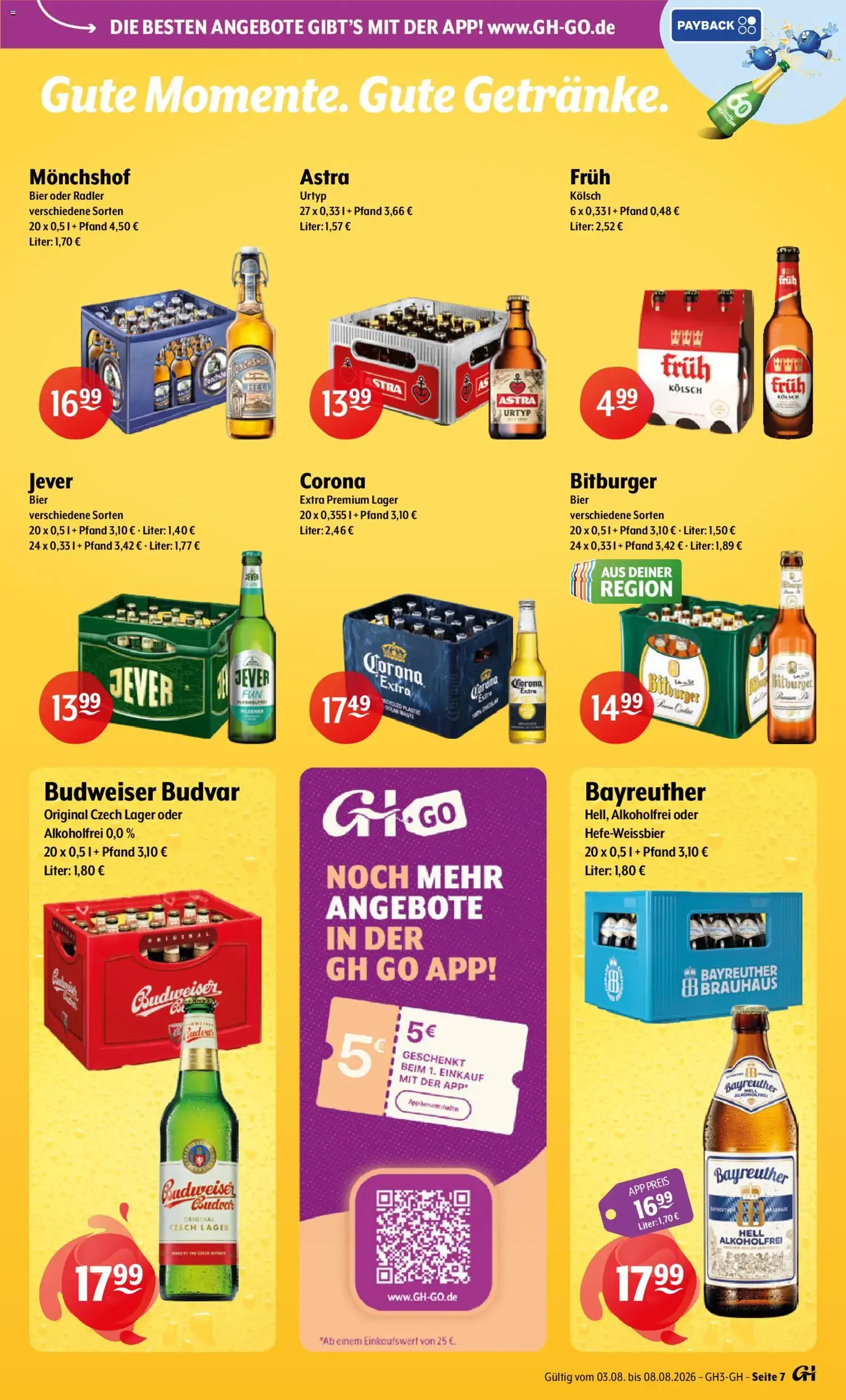 Trink und Spare Prospekt - Gültiger Prospekt ab 03.08.2026, Seite 7 von insgesamt 8