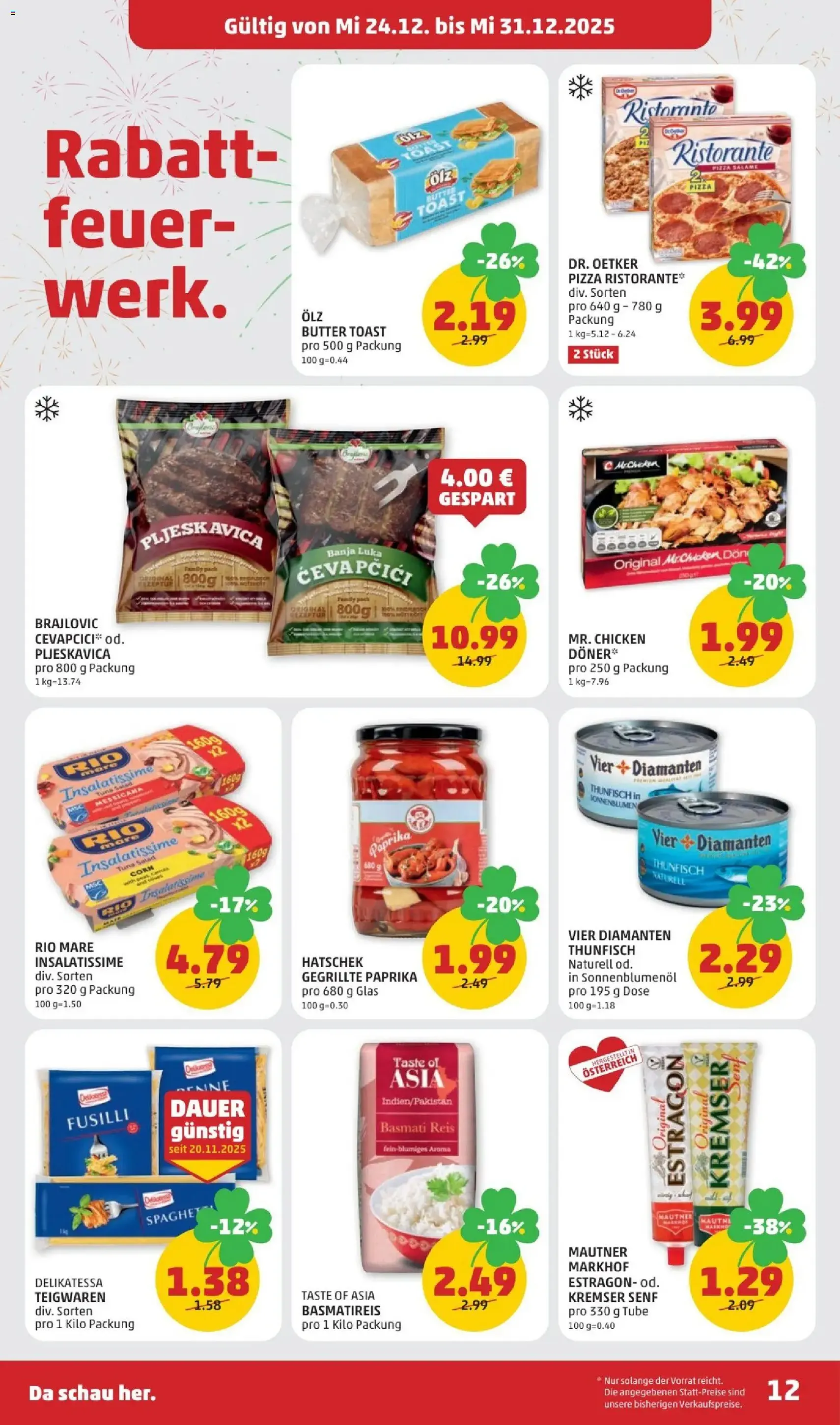 Penny Markt Flugblatt - Gültiger Prospekt ab 24.12.2025, Seite 12 von insgesamt 24