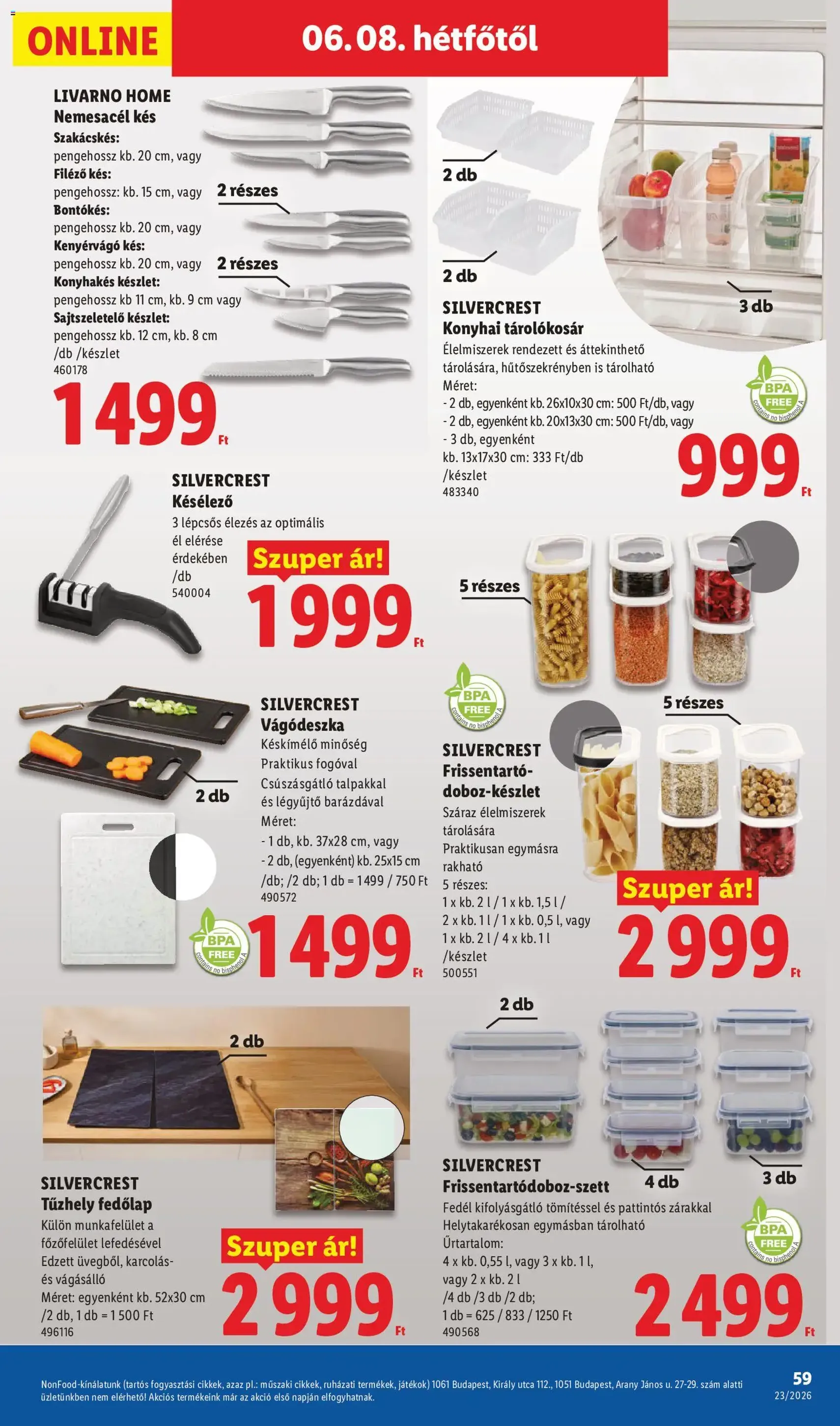 Lidl akciós újság - 2026.06.04. érvényes szórólap 59 oldal 80 oldalból