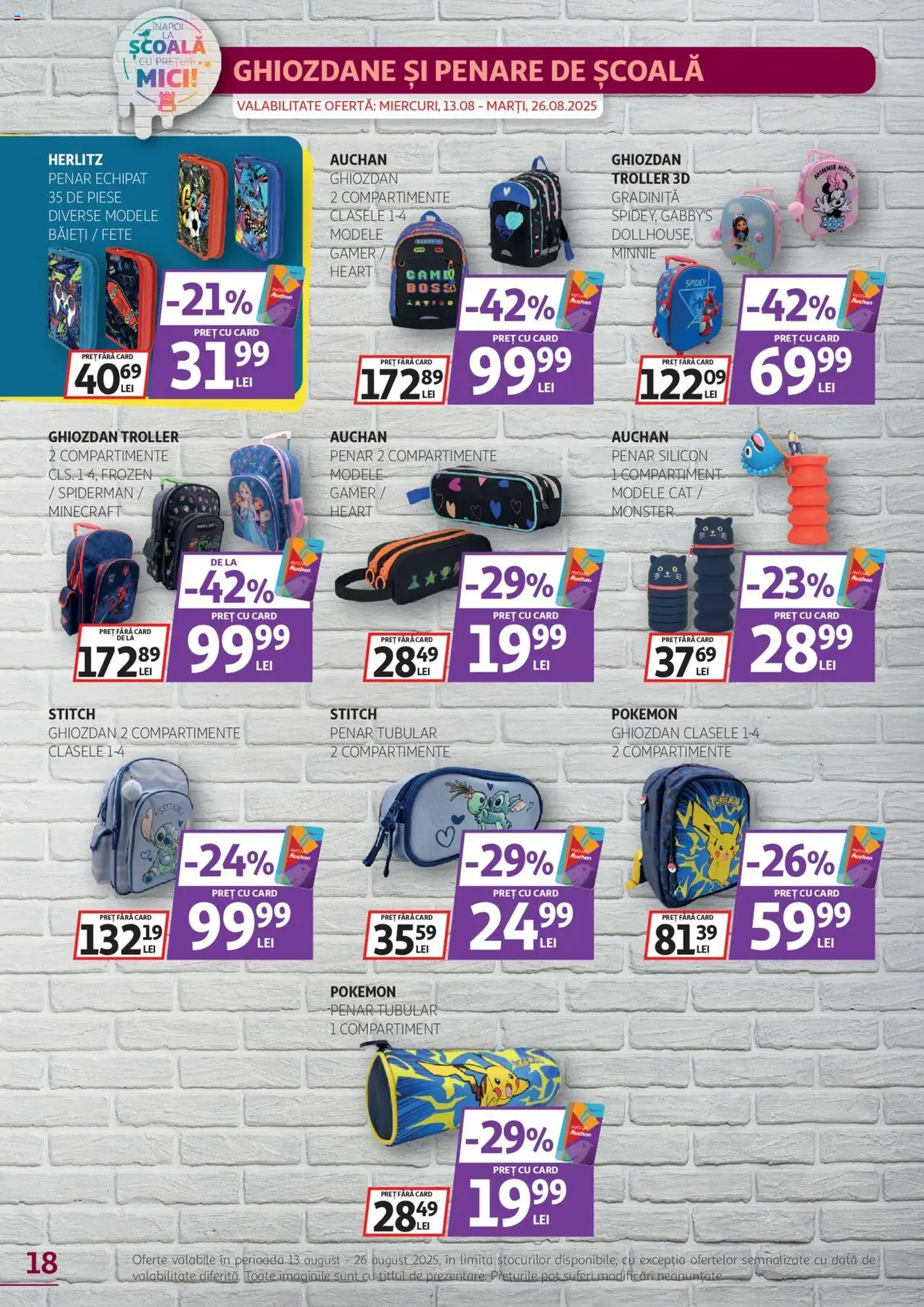 Catalog Auchan - cataloage valabile începând cu 13.08.2025 pagina 18 din 28