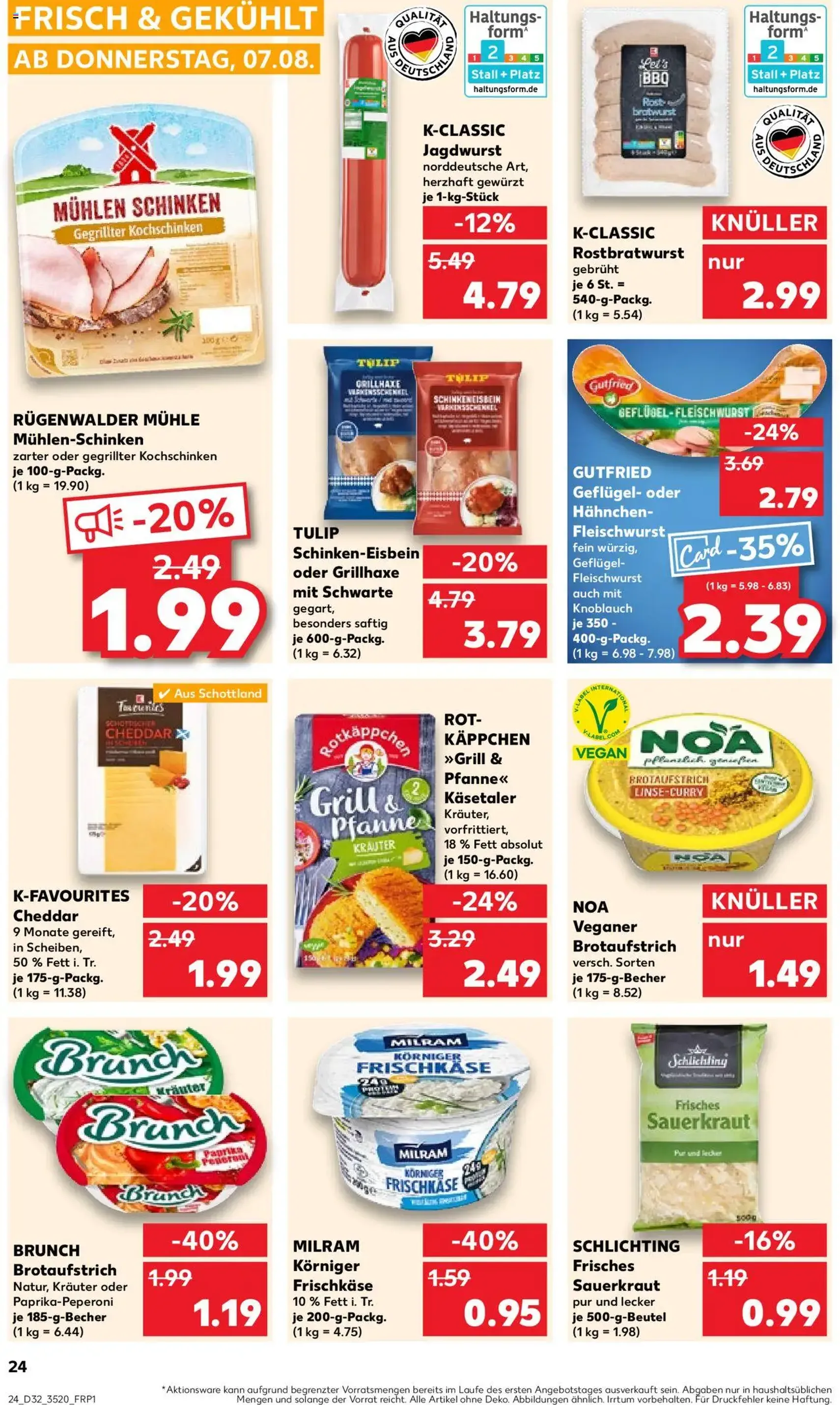 Kaufland Prospekt - Gültiger Prospekt ab 07.08.2025, Seite 24 von insgesamt 60 Kaufland Prospekt - Gültiger Prospekt ab 07.08.2025, Seite 24 von insgesamt 60