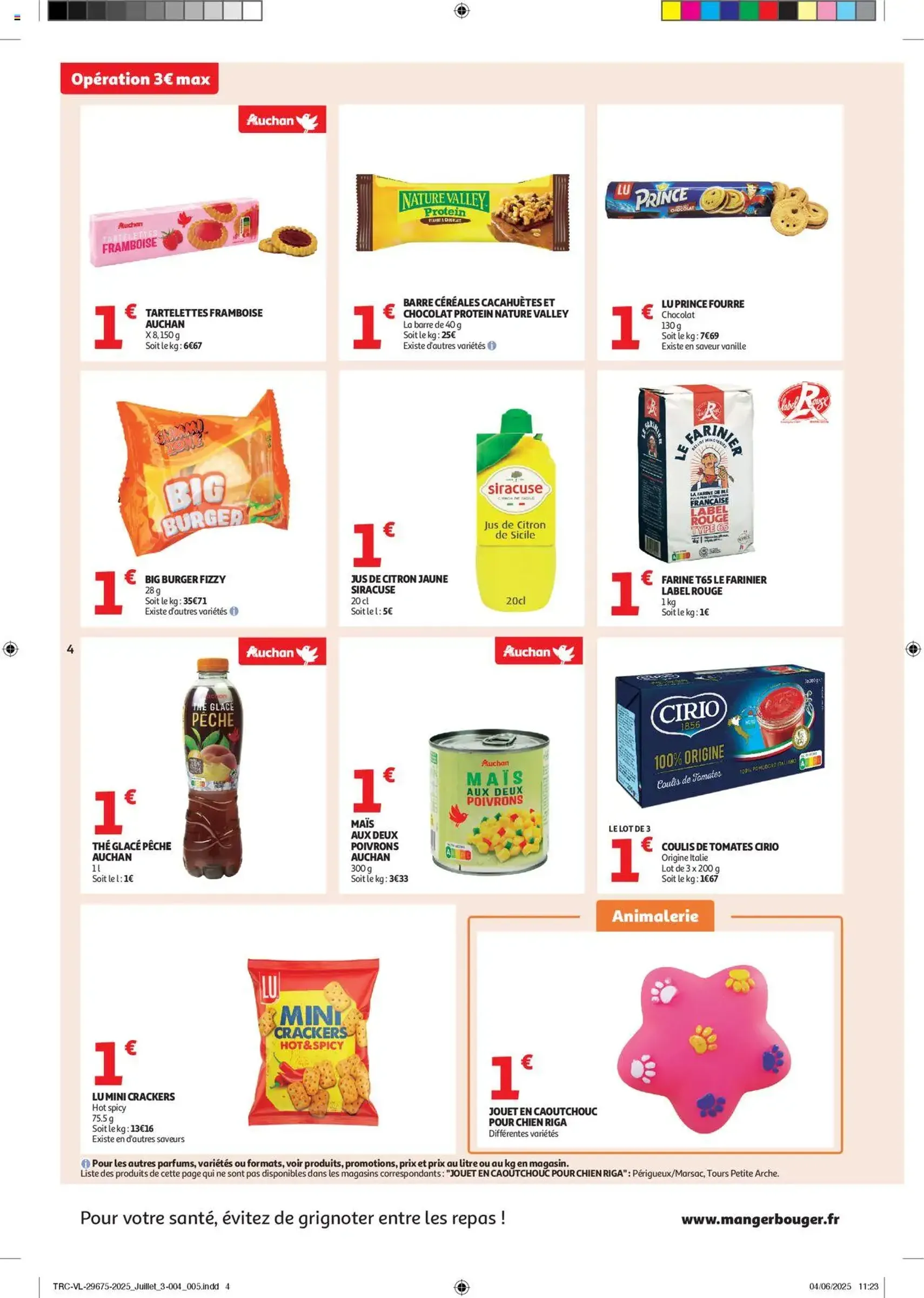 Auchan prospectus - brochure valable à partir du 16/07/2025, page 4 sur 58 Auchan prospectus - brochure valable à partir du 16/07/2025, page 4 sur 58
