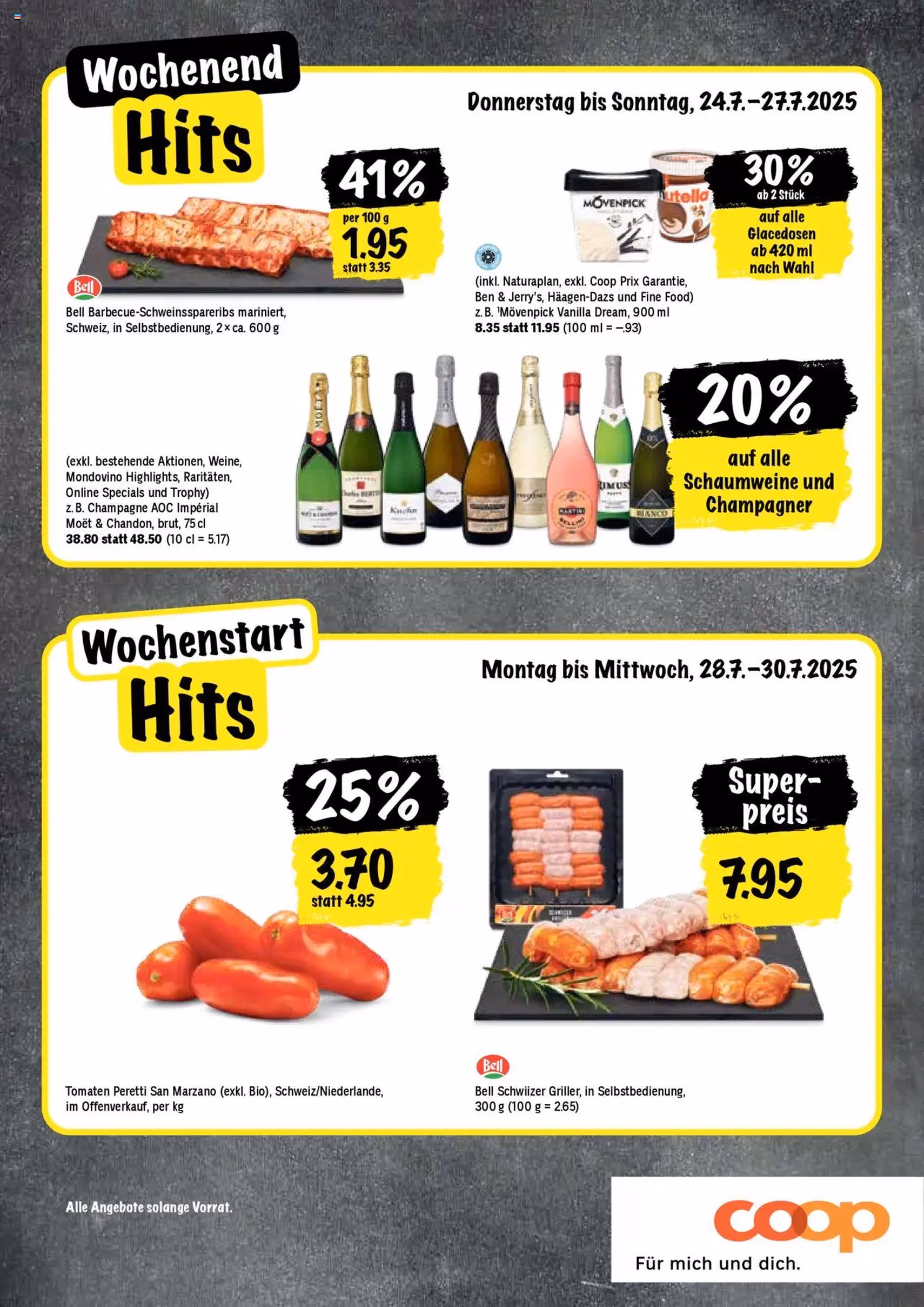 Coop Aktionen - Gültiger Prospekt ab 24.07.2025, Seite 19 von insgesamt 24 Coop Aktionen - Gültiger Prospekt ab 24.07.2025, Seite 19 von insgesamt 24