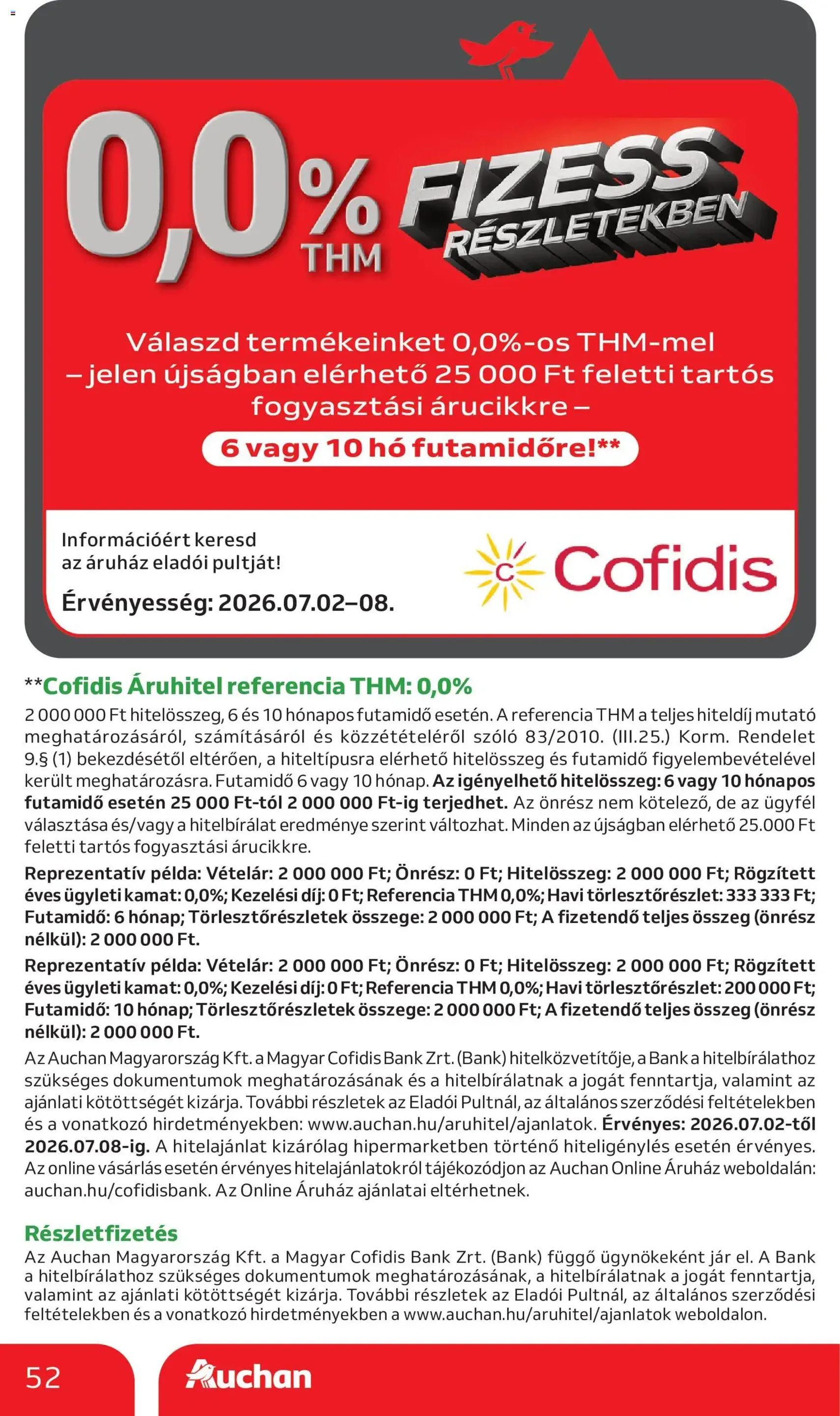 Auchan akciós újság - 2026.07.02. érvényes szórólap 52 oldal 56 oldalból