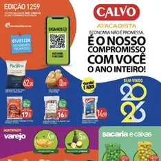 Calvo Atacadista - Ofertas da semana - pré-visualização do folheto, válido a partir de 02/01/2026