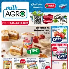 Milk Agro leták - náhľad letáku platný od 07.10.2026