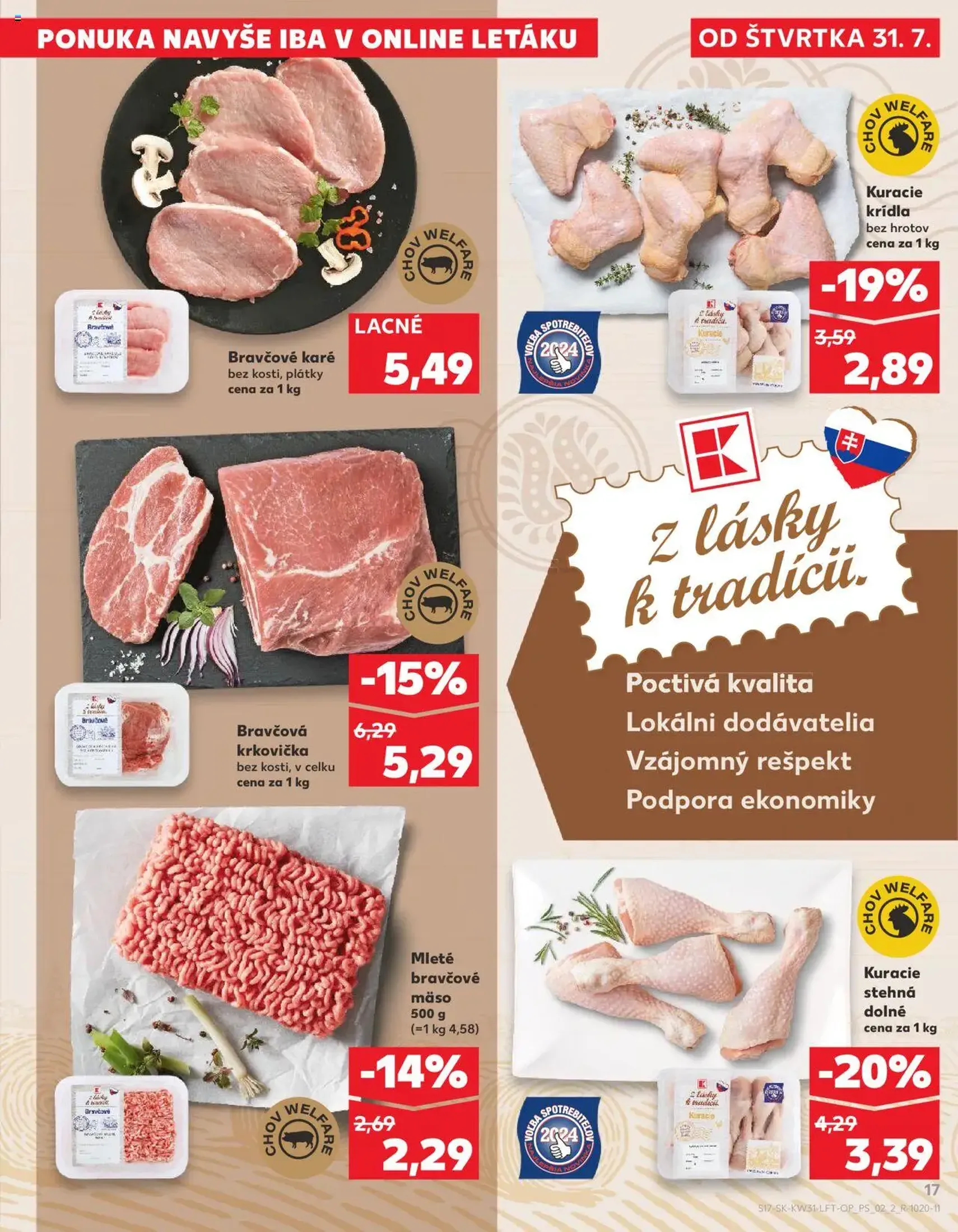 Kaufland Bratislava-Dúbravka - platný leták od 31.07.2025 strana 17 z 76