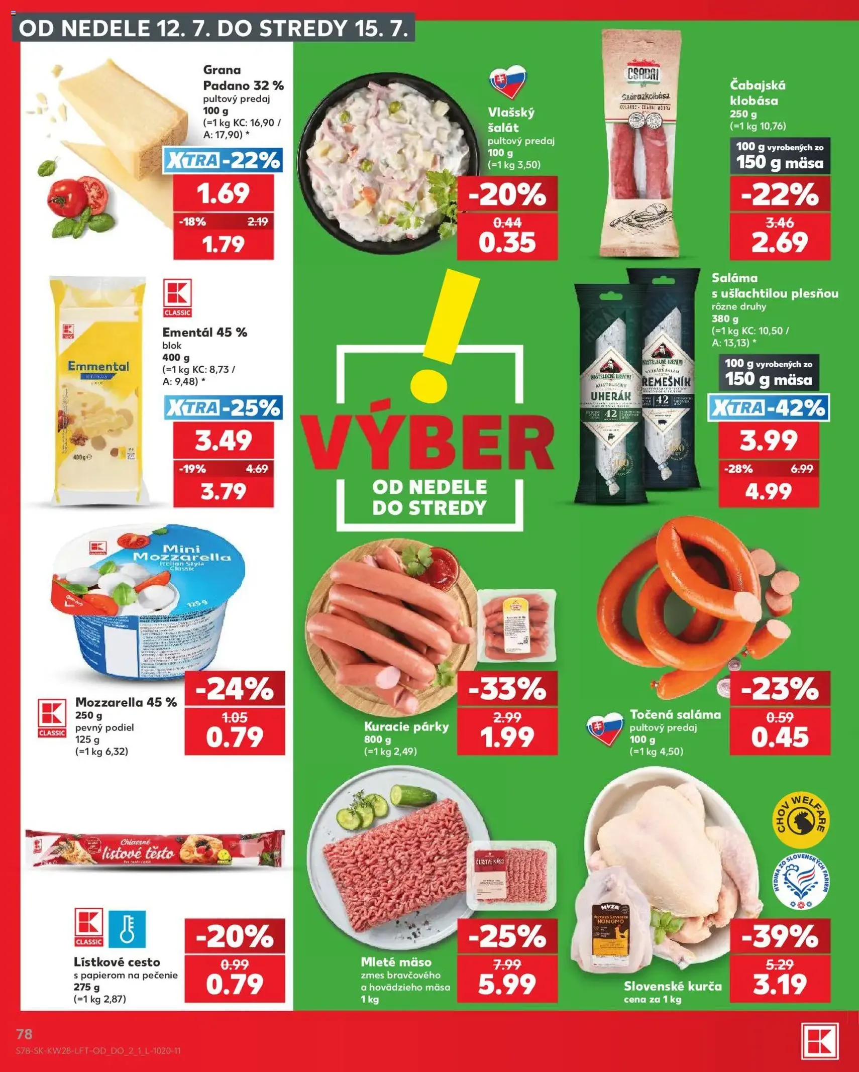 Kaufland SK akciós újság - 2026.07.09. érvényes szórólap 78 oldal 82 oldalból