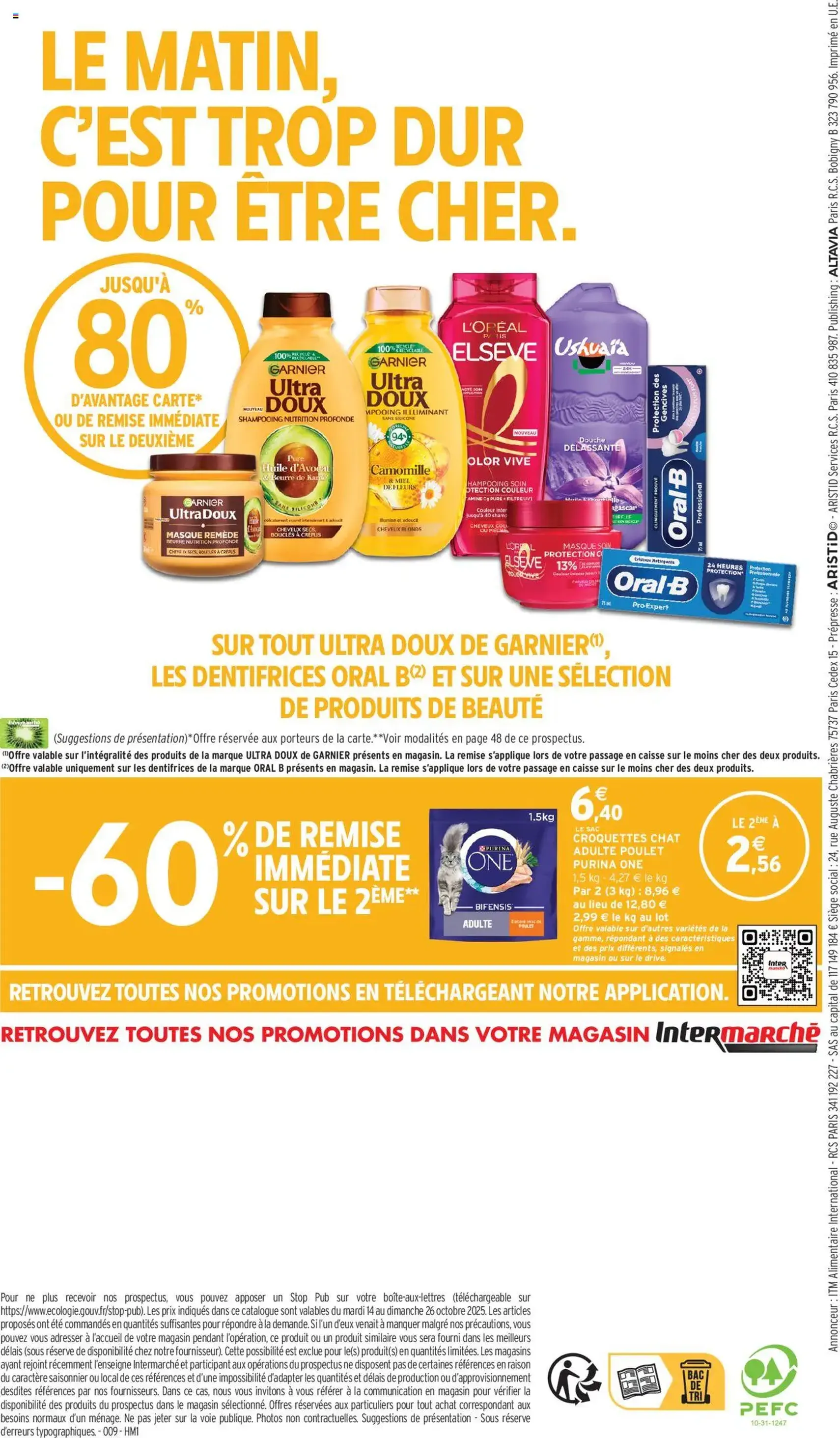 Intermarché catalogue semaine 42 - brochure valable à partir du 14/10/2025, page 52 sur 52